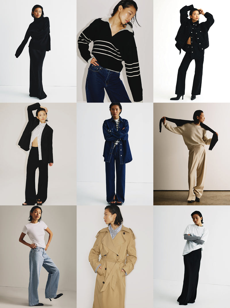 As worn by Yan Yan Chan - A creative force, YYC's unique style effortlessly marries everyday essentials with statement pieces to create timeless looks.