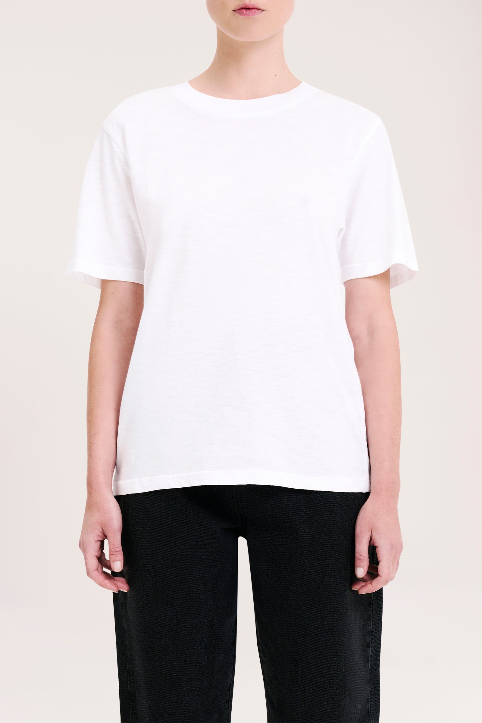 Organic Slub Tee White 