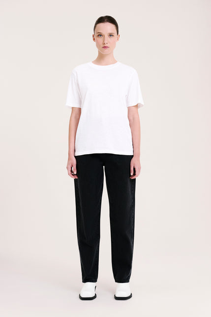 ORGANIC SLUB TEE-White