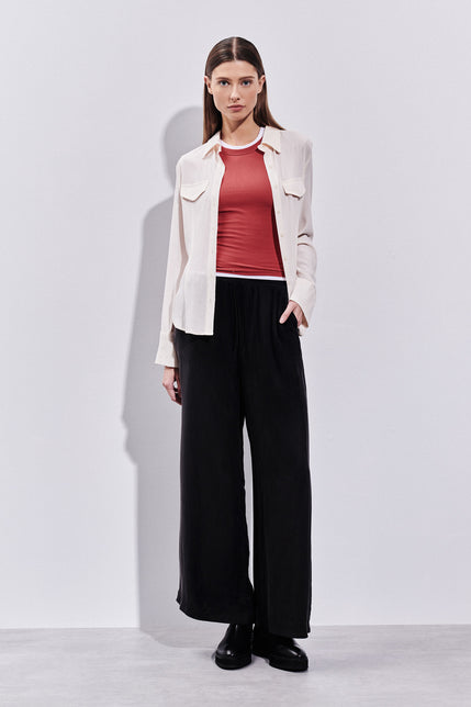 ORGANIC RIB LS TEE-Sienna