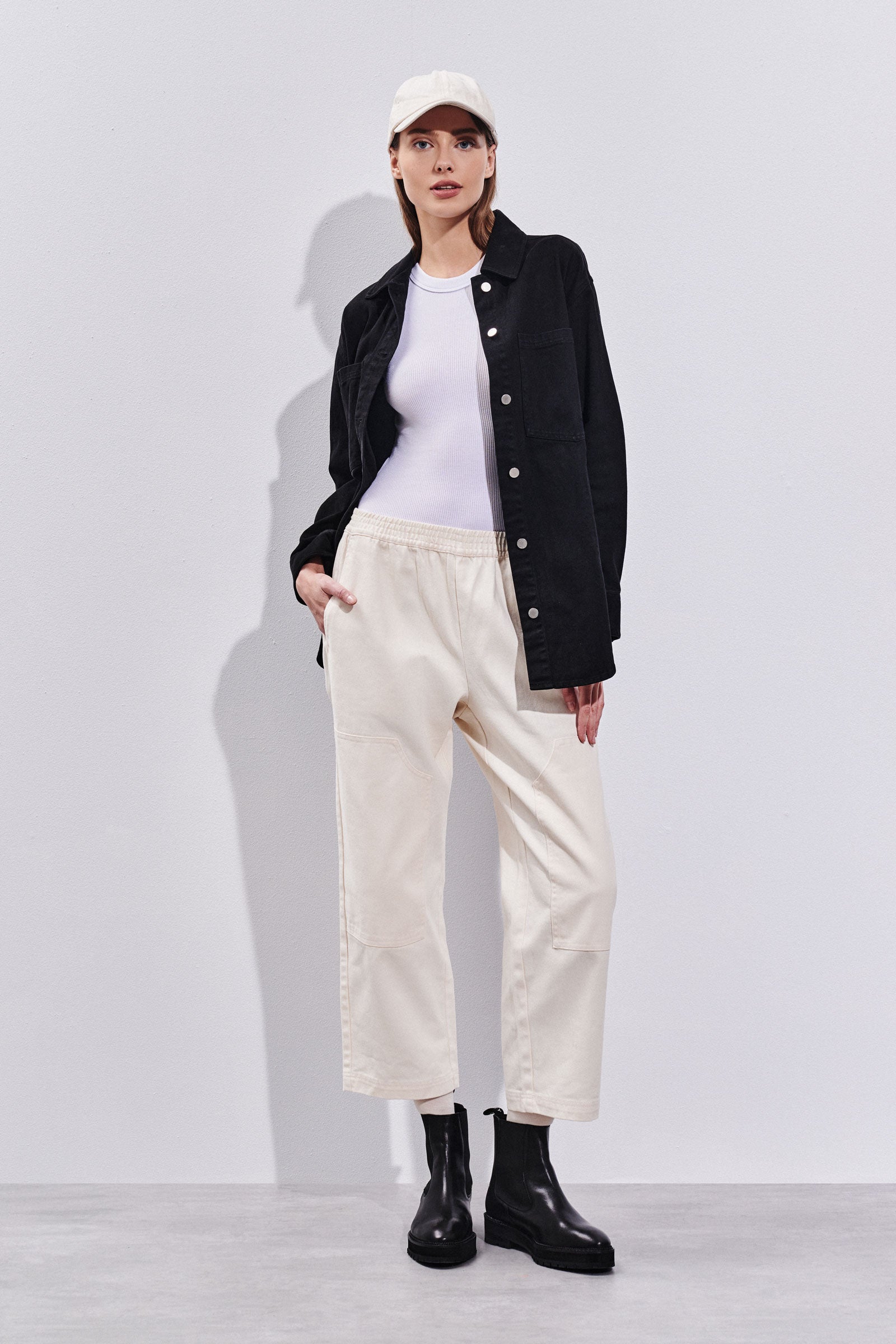 Nude Lucy Margo Utility Pant In White Cloud 