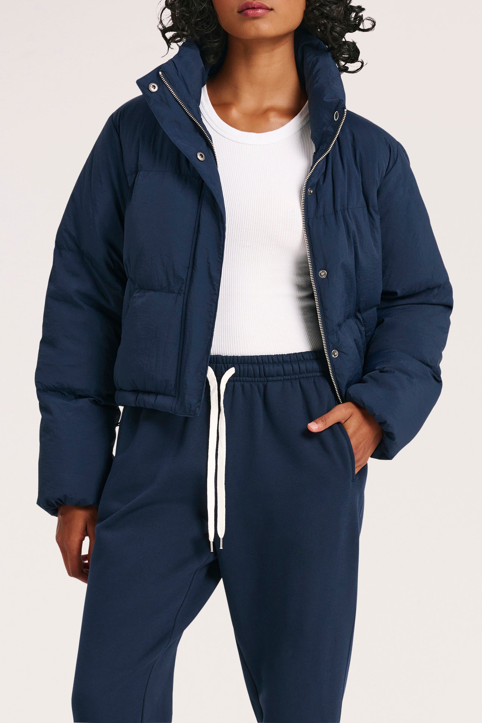 Nude Lucy Topher Puffer Jacket In Midnight 