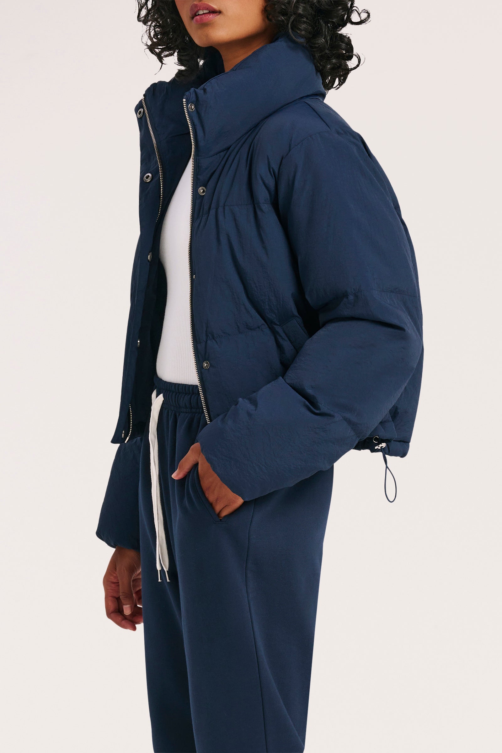 Nude Lucy Topher Puffer Jacket In Midnight 
