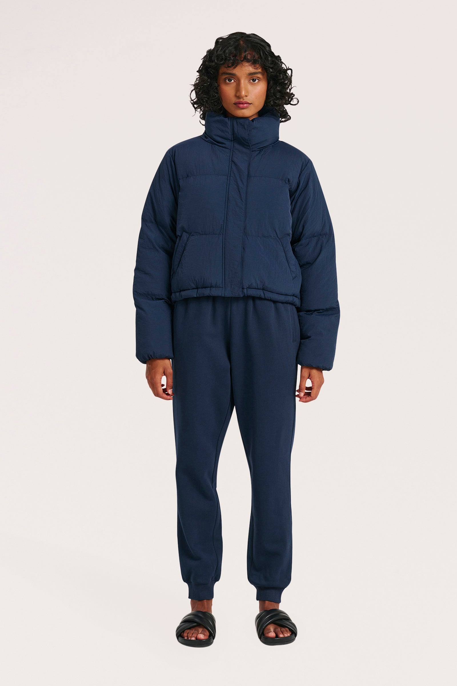 Nude Lucy Topher Puffer Jacket In Midnight 