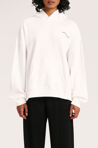 Nude Lucy In Motion Hoodie In A White Salt Colour