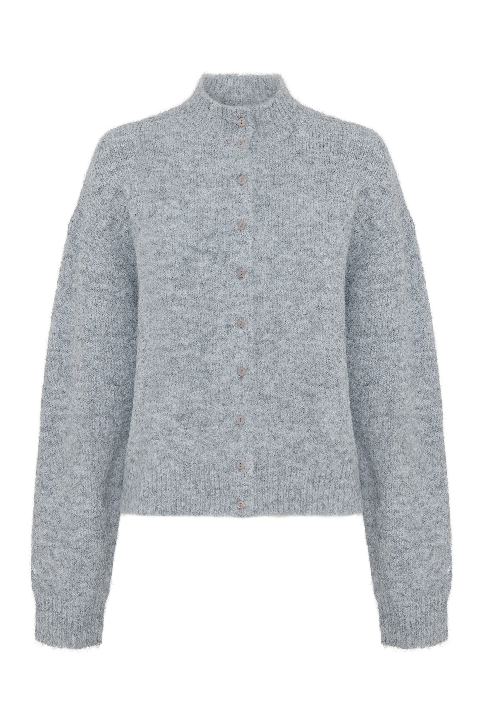 Sia Knit Cardigan Grey Marle 