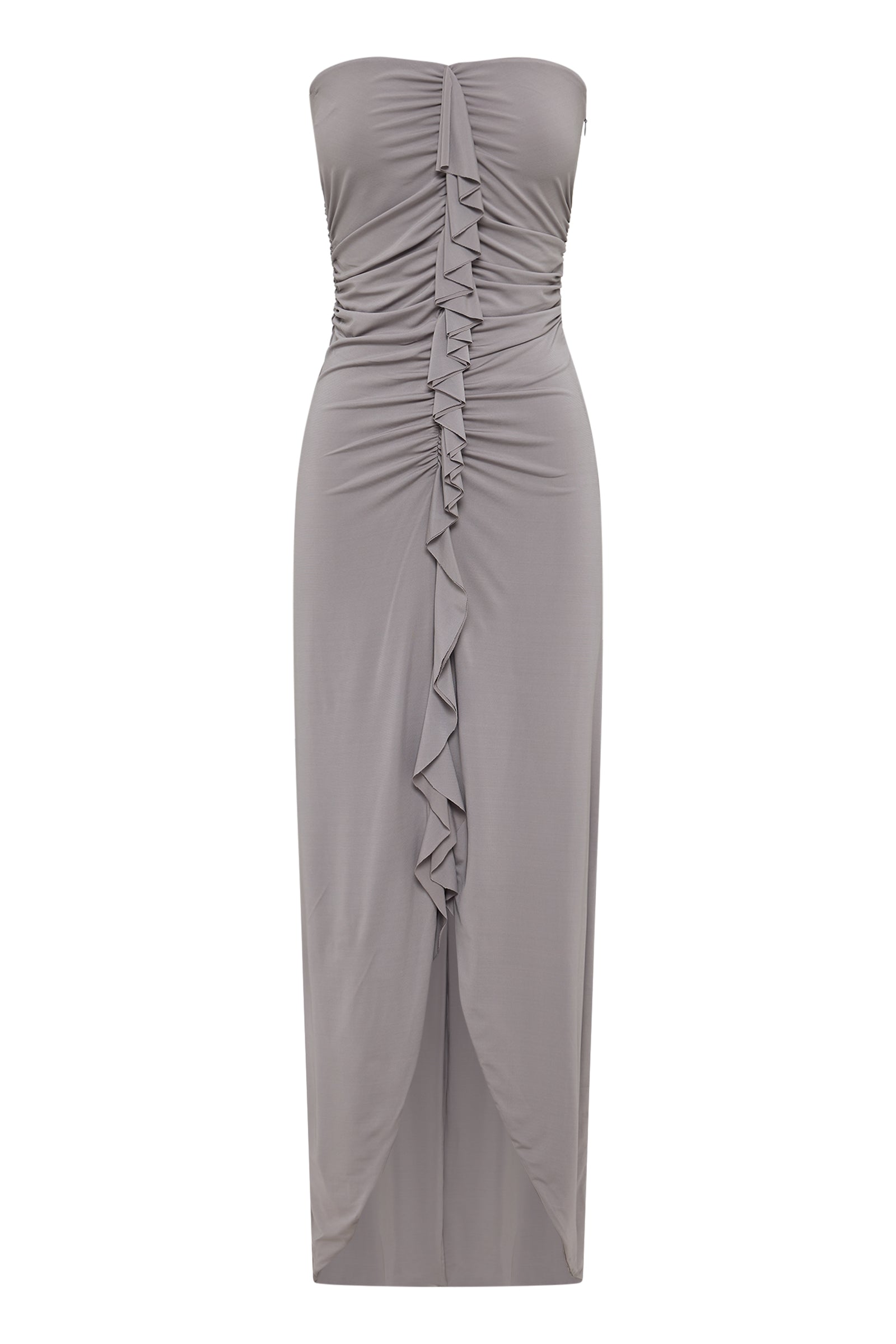 Sian Strapless Dress Silver 