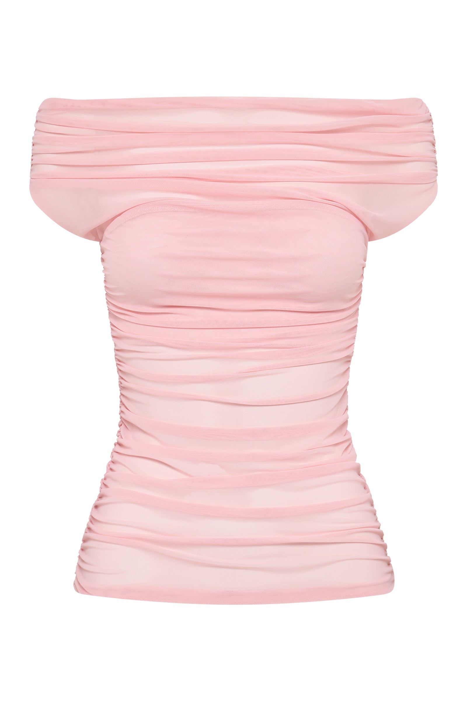 Yael Mesh Top Rosewater 