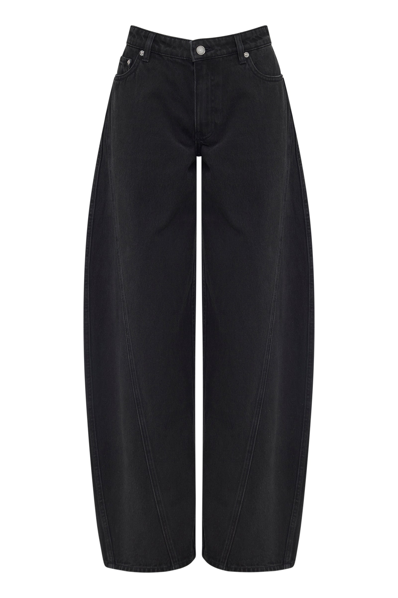 Silvie Wide Leg Jean Black 