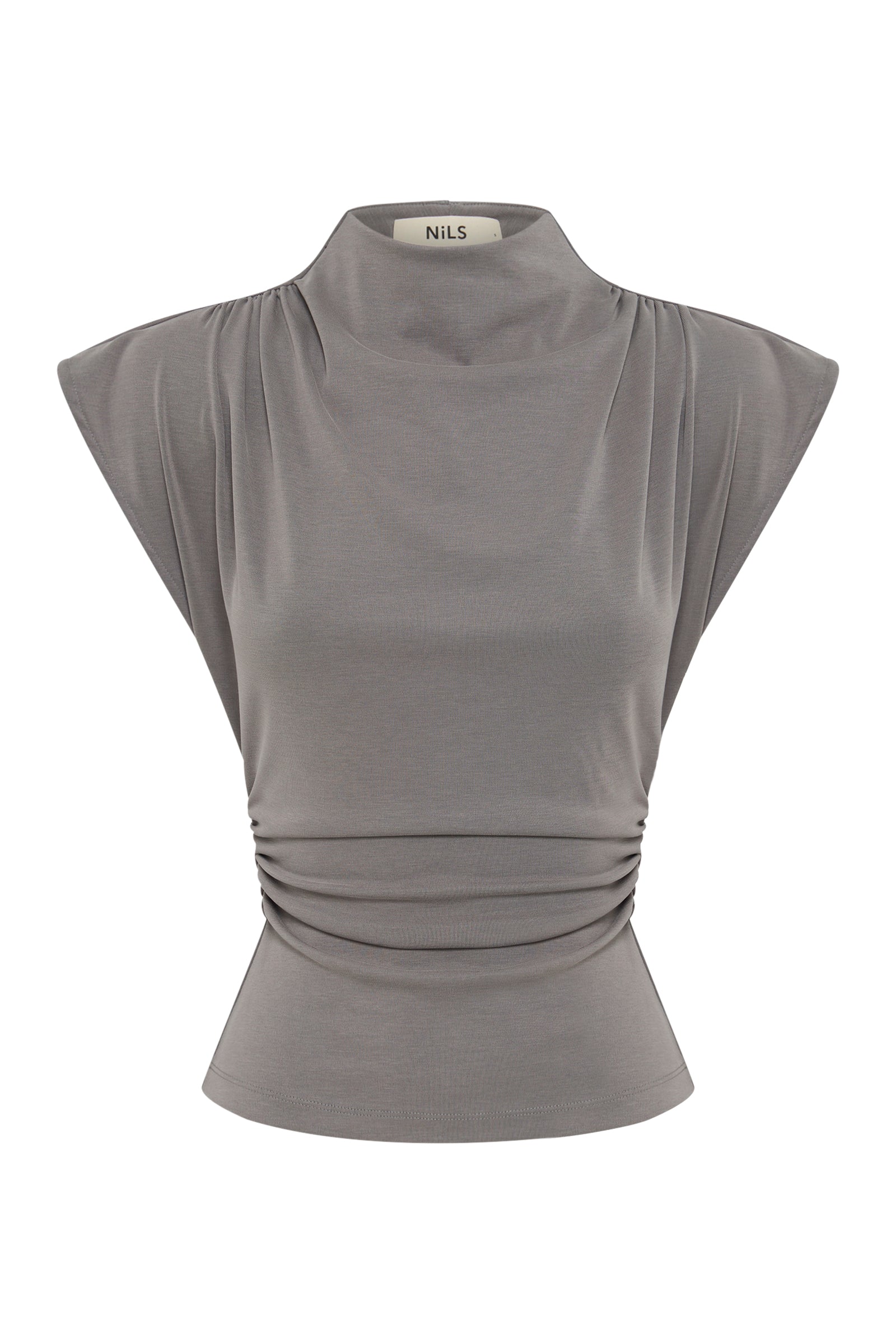 Portia High Neck Top Comet 