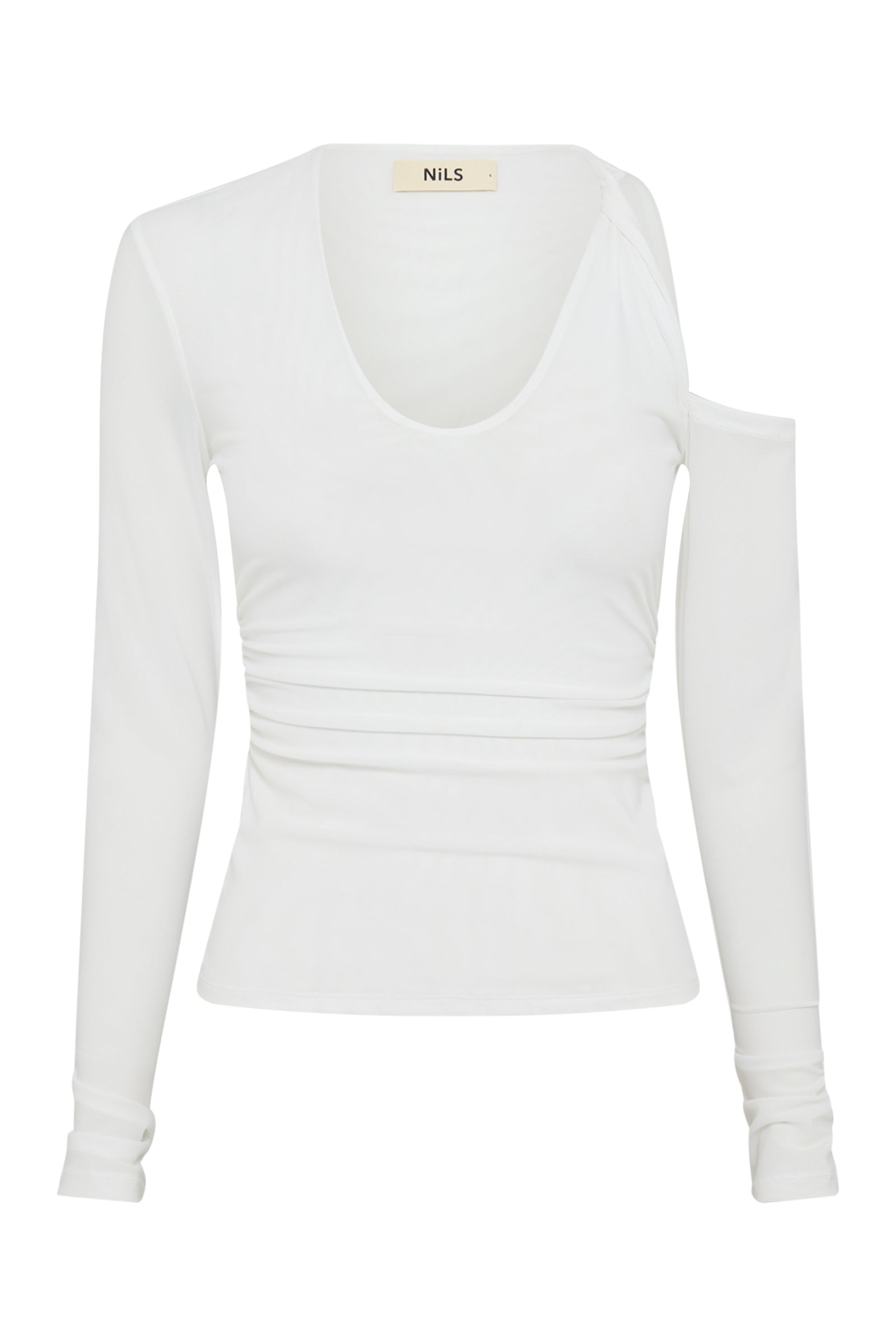Zayd Mesh Ls Top Salt 