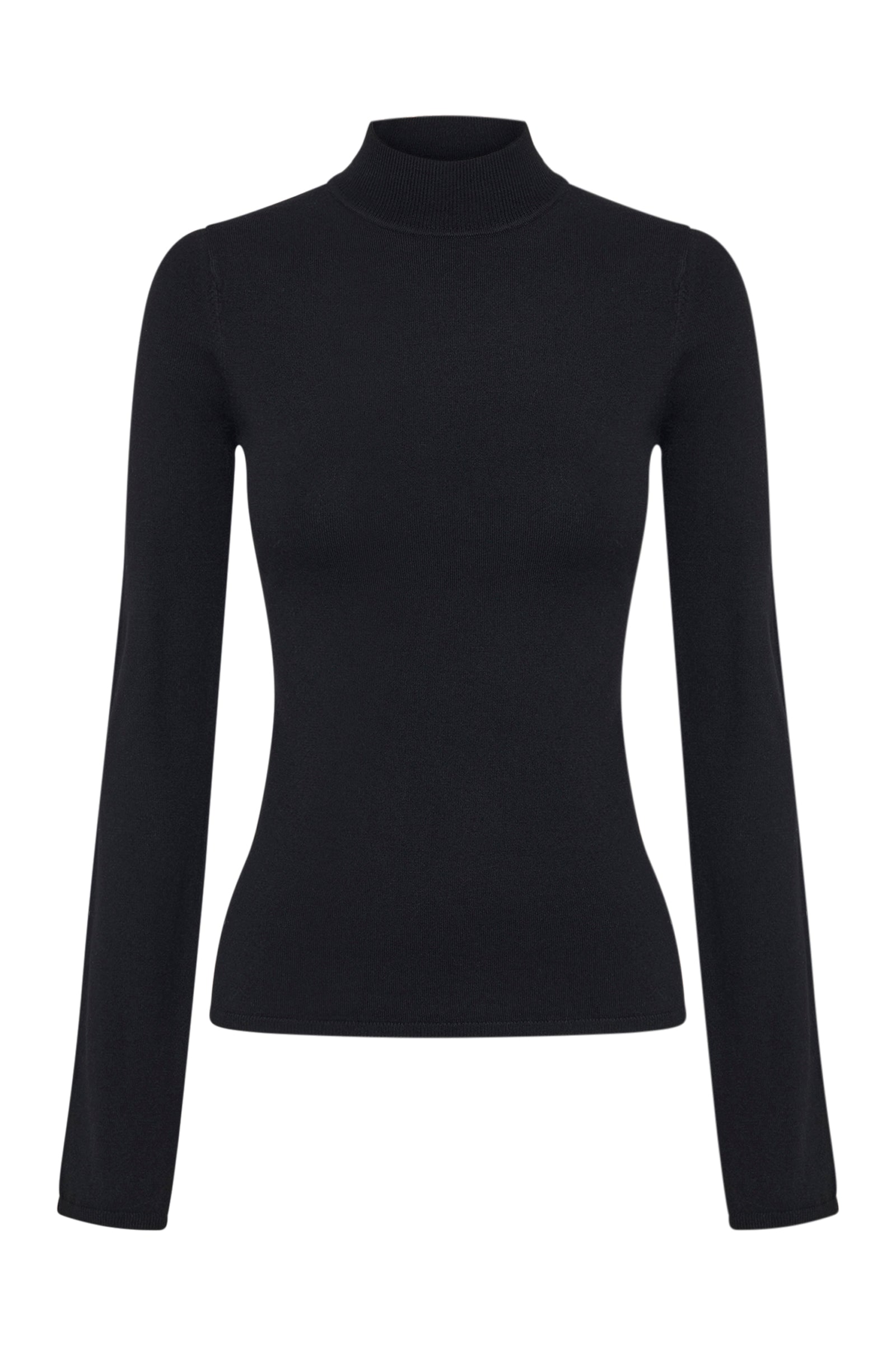 Sibel Classic Turtleneck Knit Black 