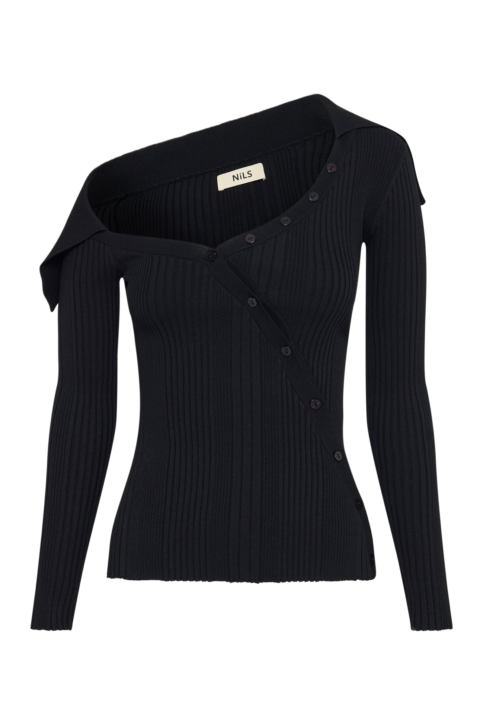 Sonnet Off Shoulder Knit Black 