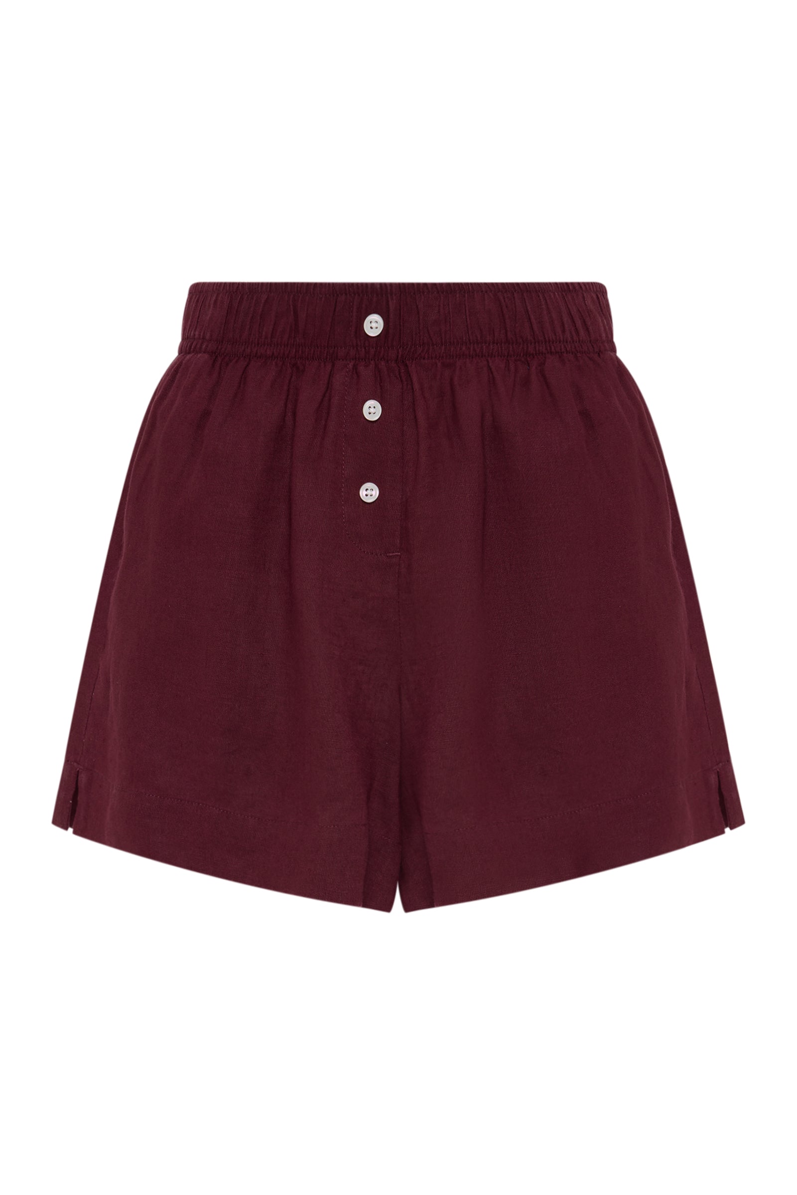 Lounge Linen Short Merlot 