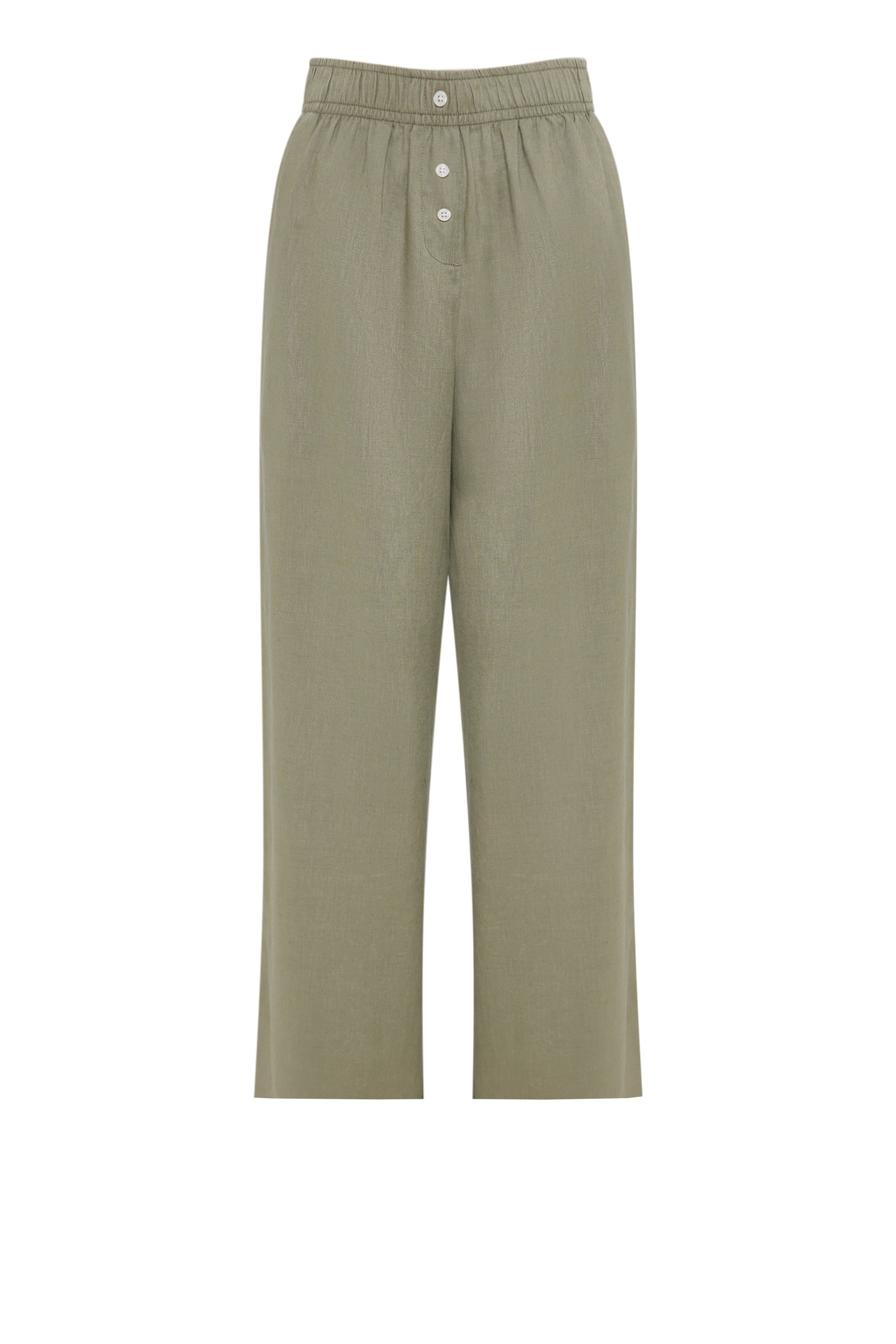 Lounge Linen Crop Pant Kalamata 