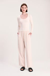 Nude Lucy Brookes Pant in White Cloud