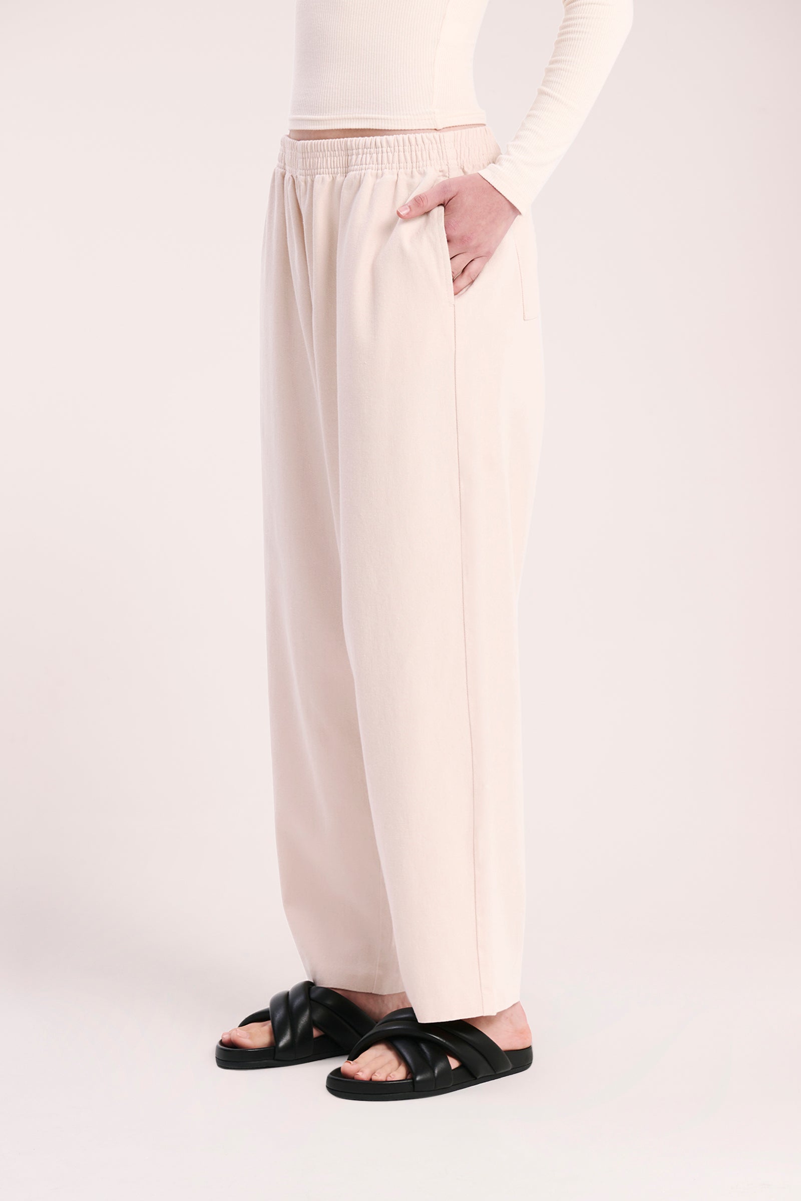 Nude Lucy Brookes Pant In White Cloud 
