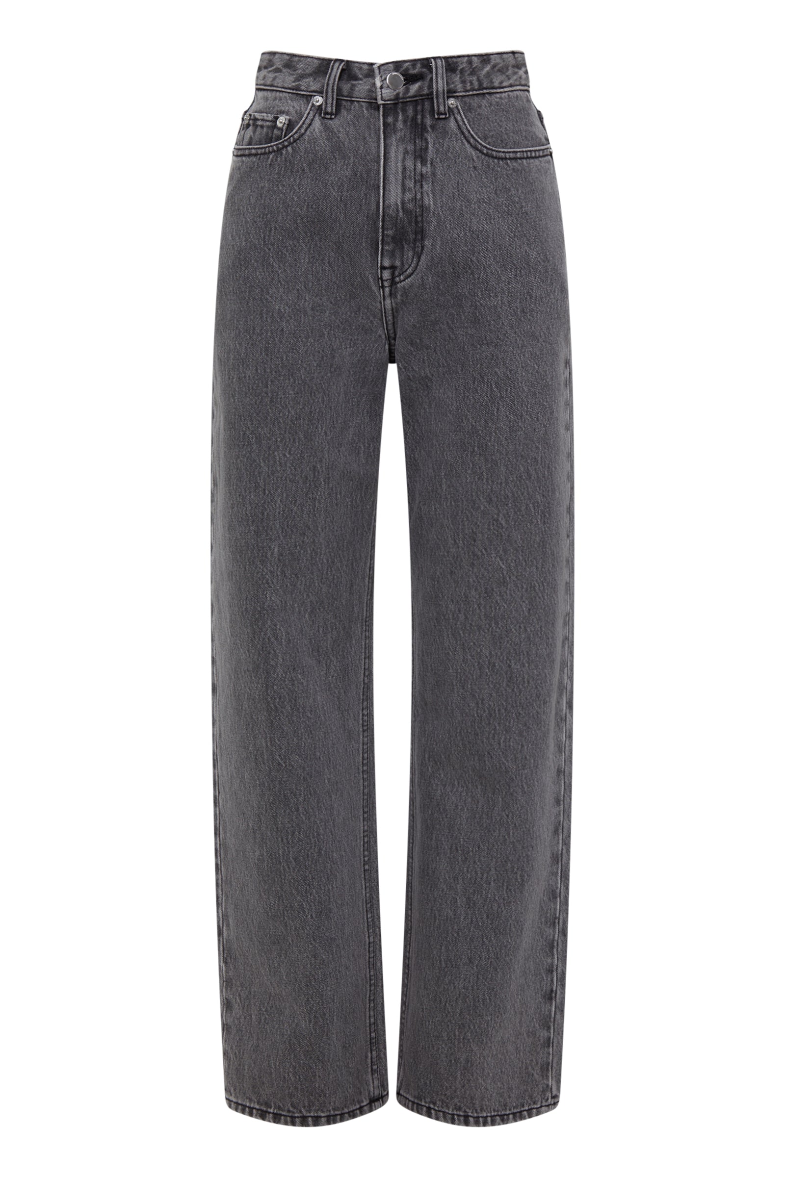 Organic Relaxed Leg Jean Graphite 