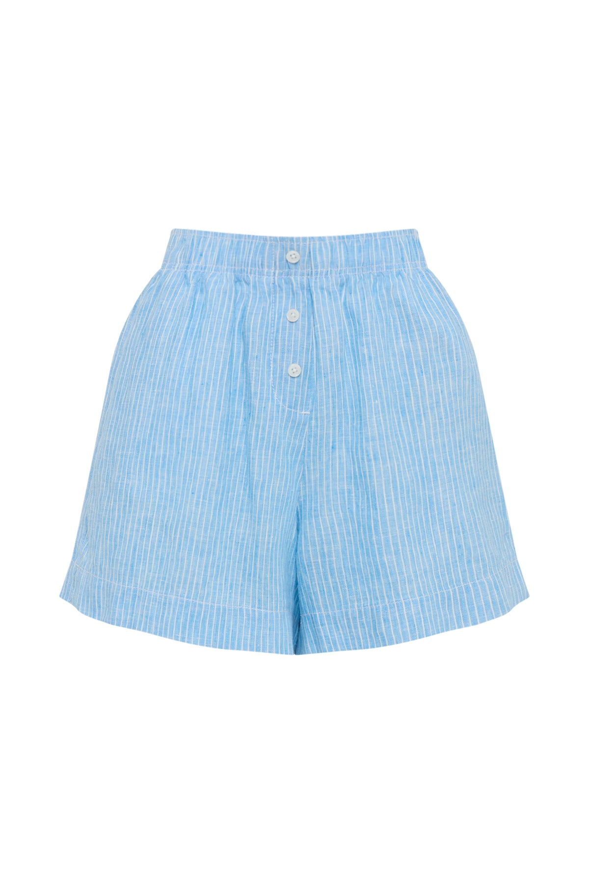 Lounge Stripe Linen Short Cove Stripe 