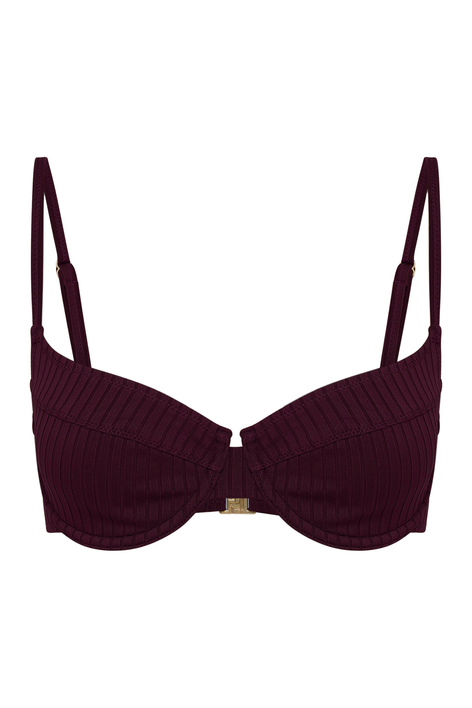 Rib Bralette Olivewood 