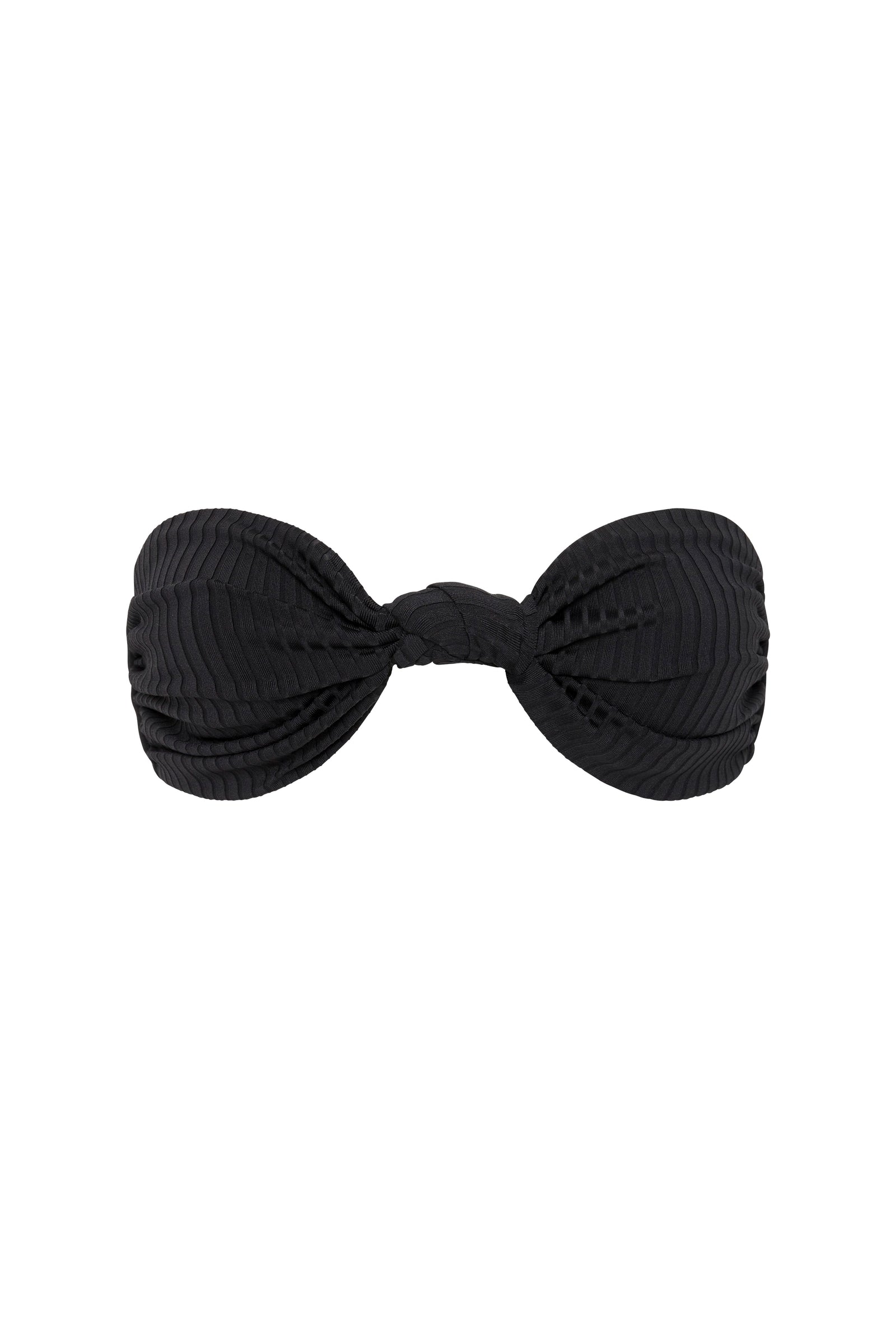 Rib Knot Front Black 