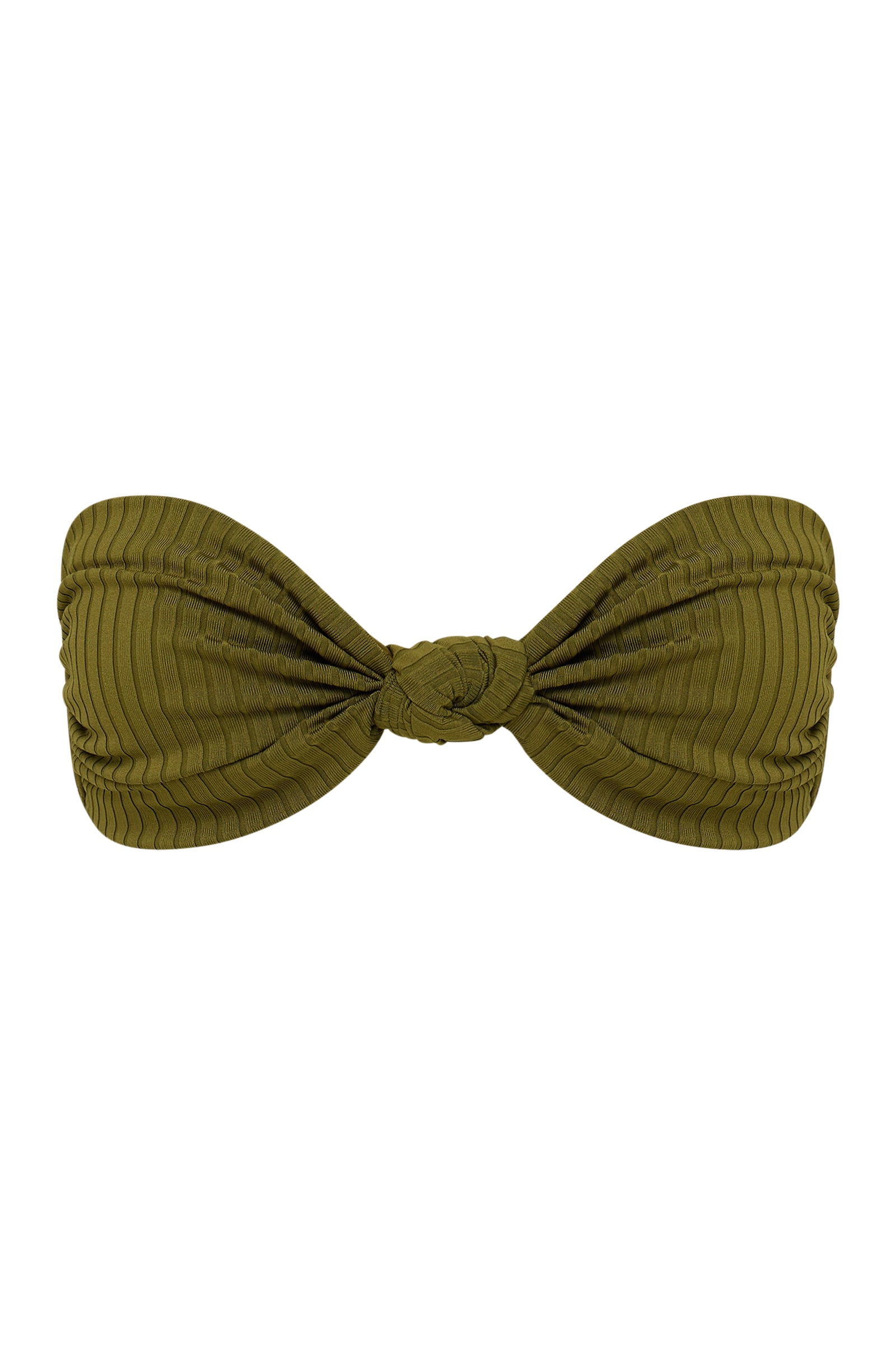 Rib Knot Front Deep Olive 
