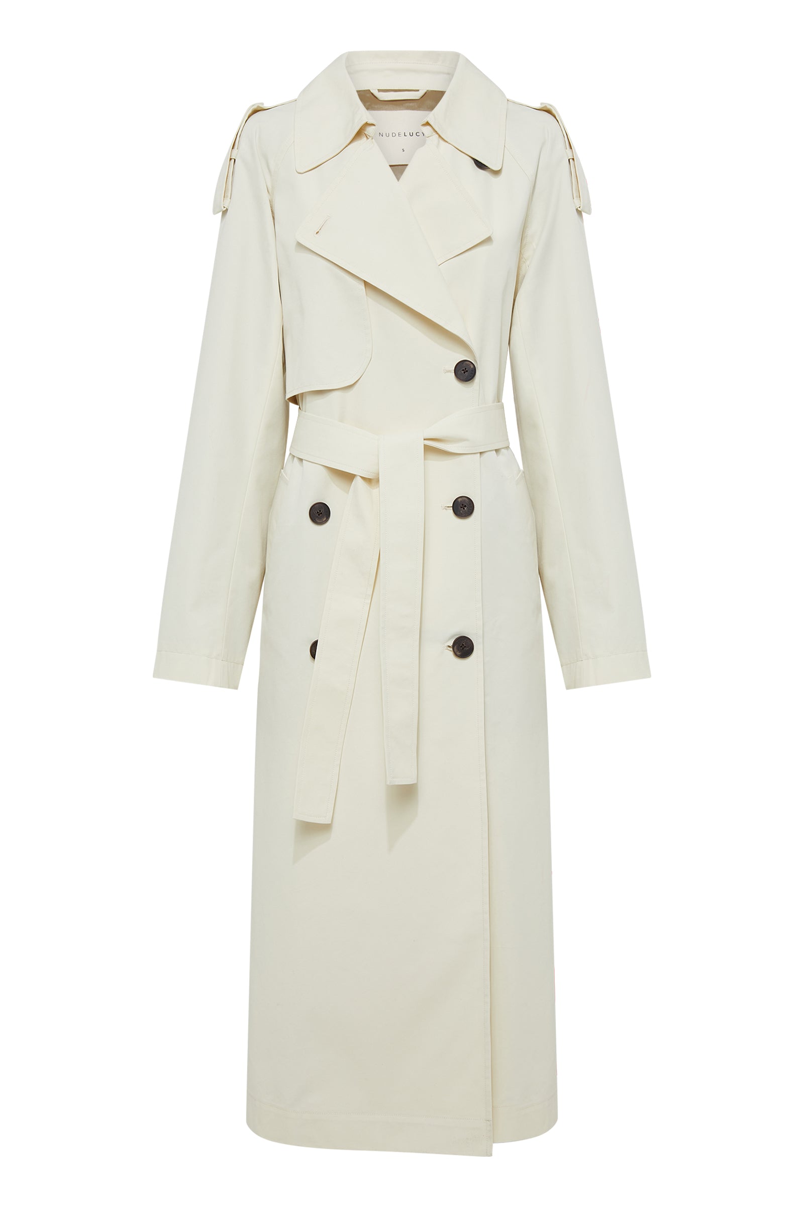Kaiya Trench Ivory 