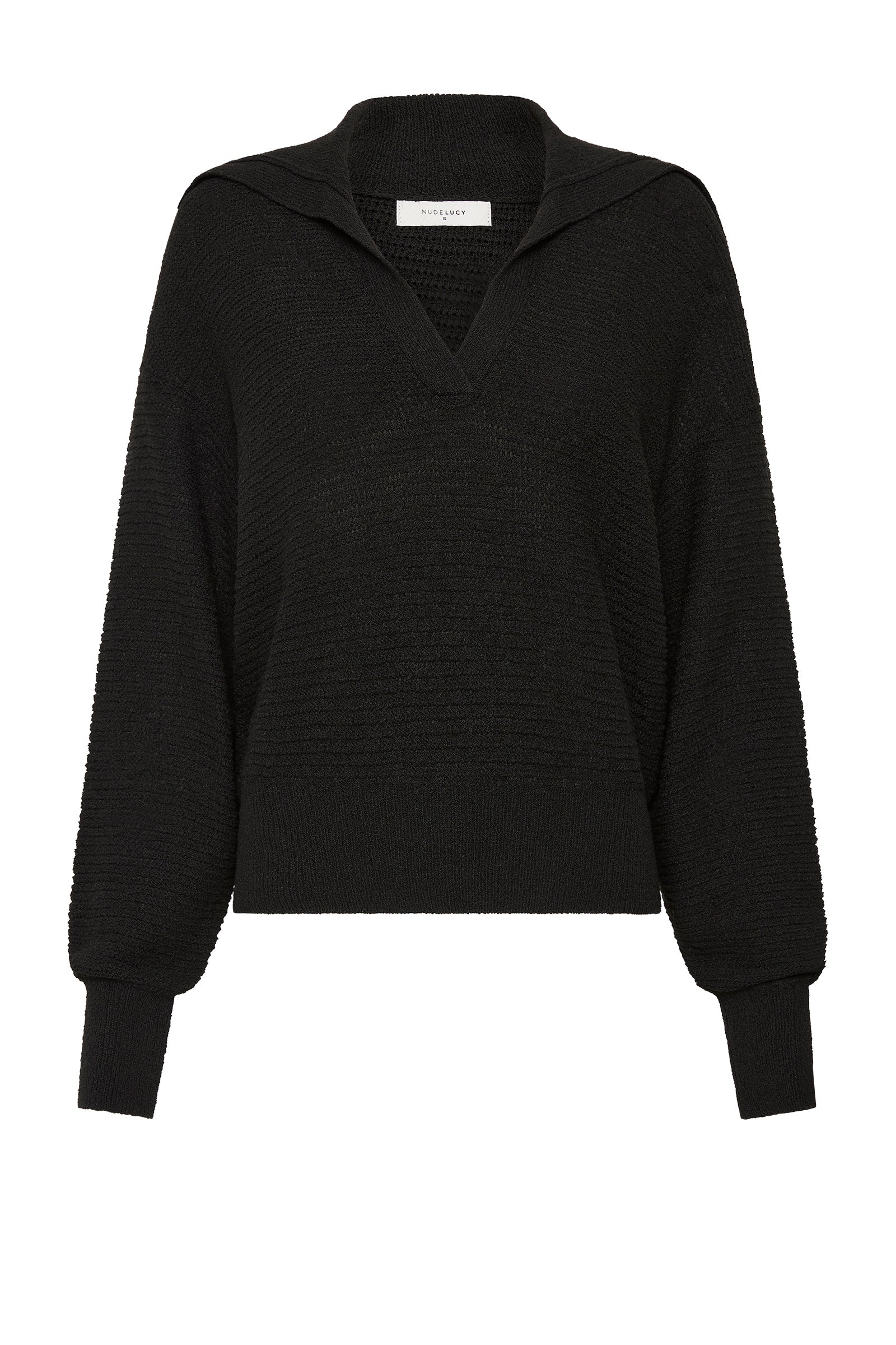 Thera Rugby Knit Black 