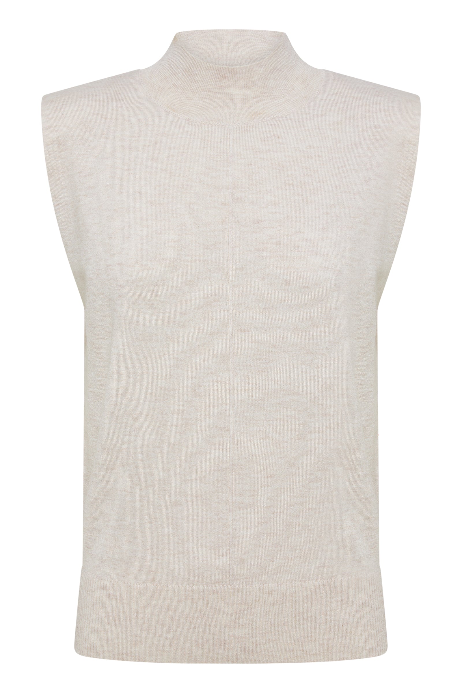 Rae Knit Tank Cream Marle 