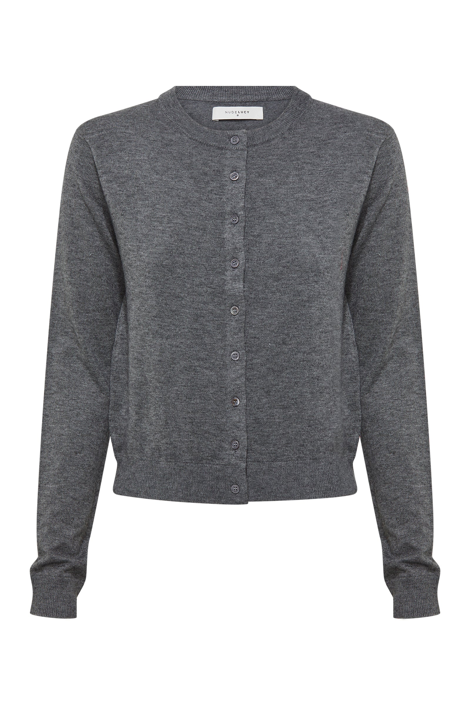 Rae Knit Cardigan Charcoal 