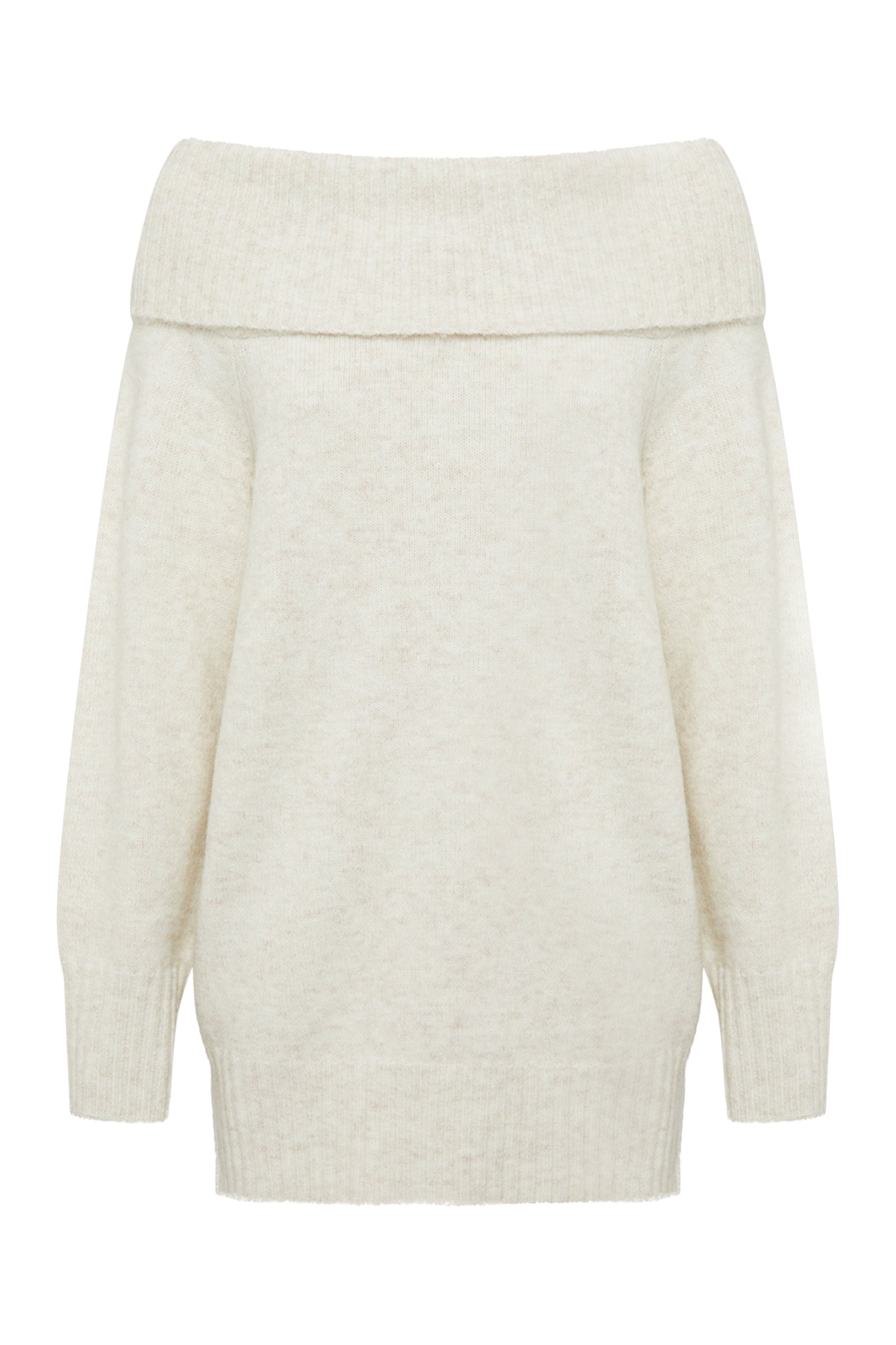 Abbott Off Shoulder Knit Ivory 