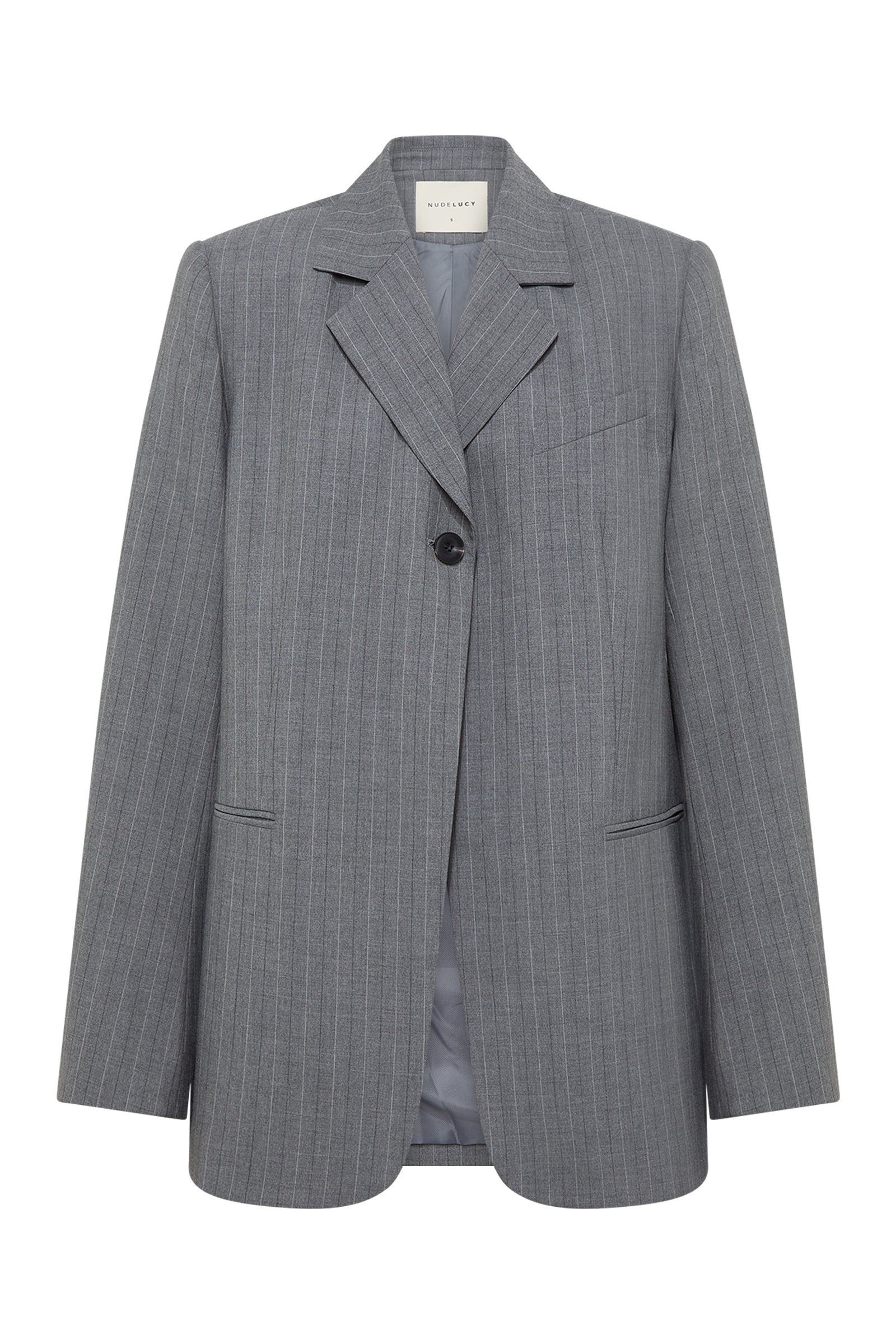 Cilia Blazer Steel Stripe 