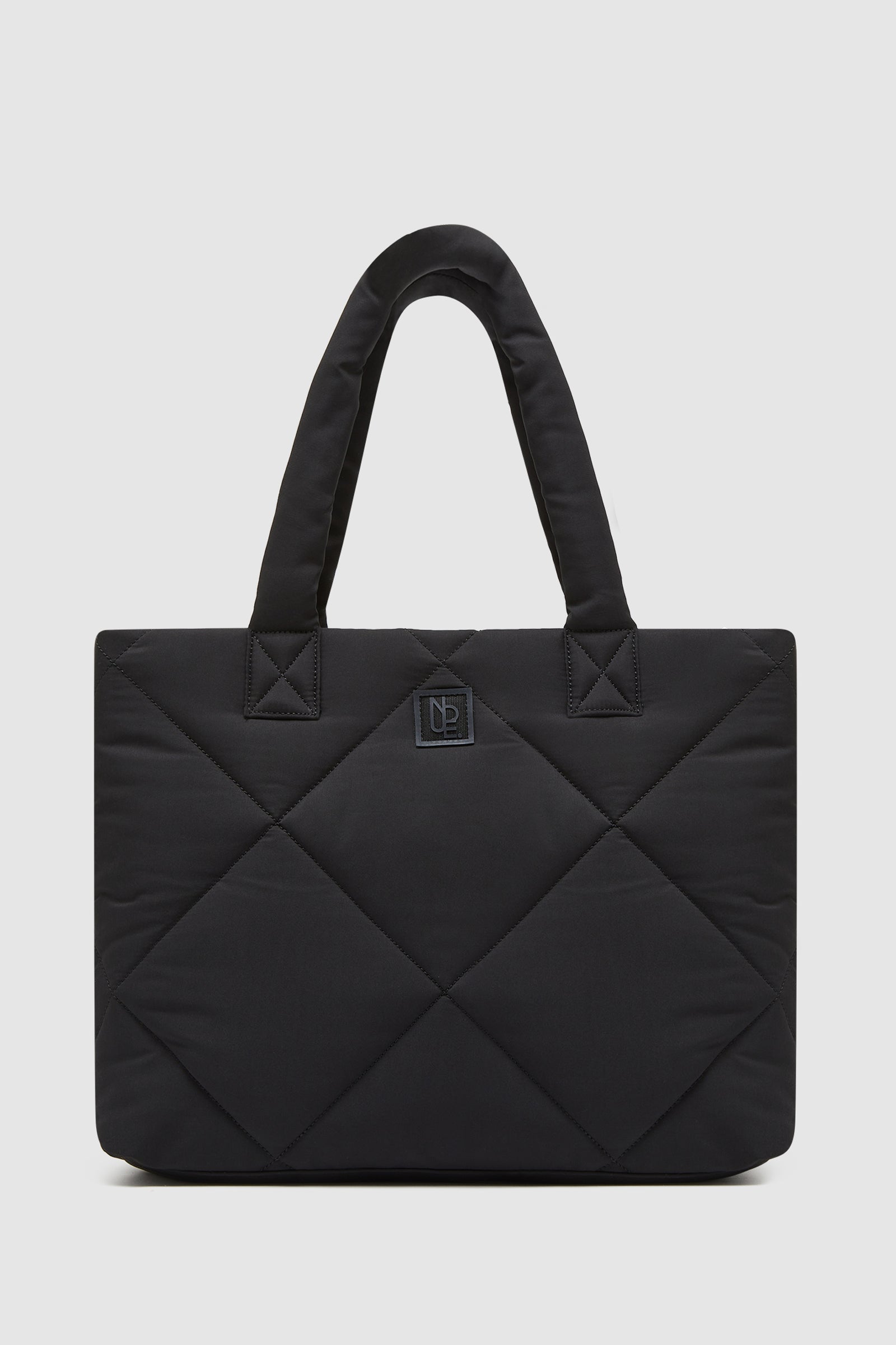 Emmet Puffer Tote Black 