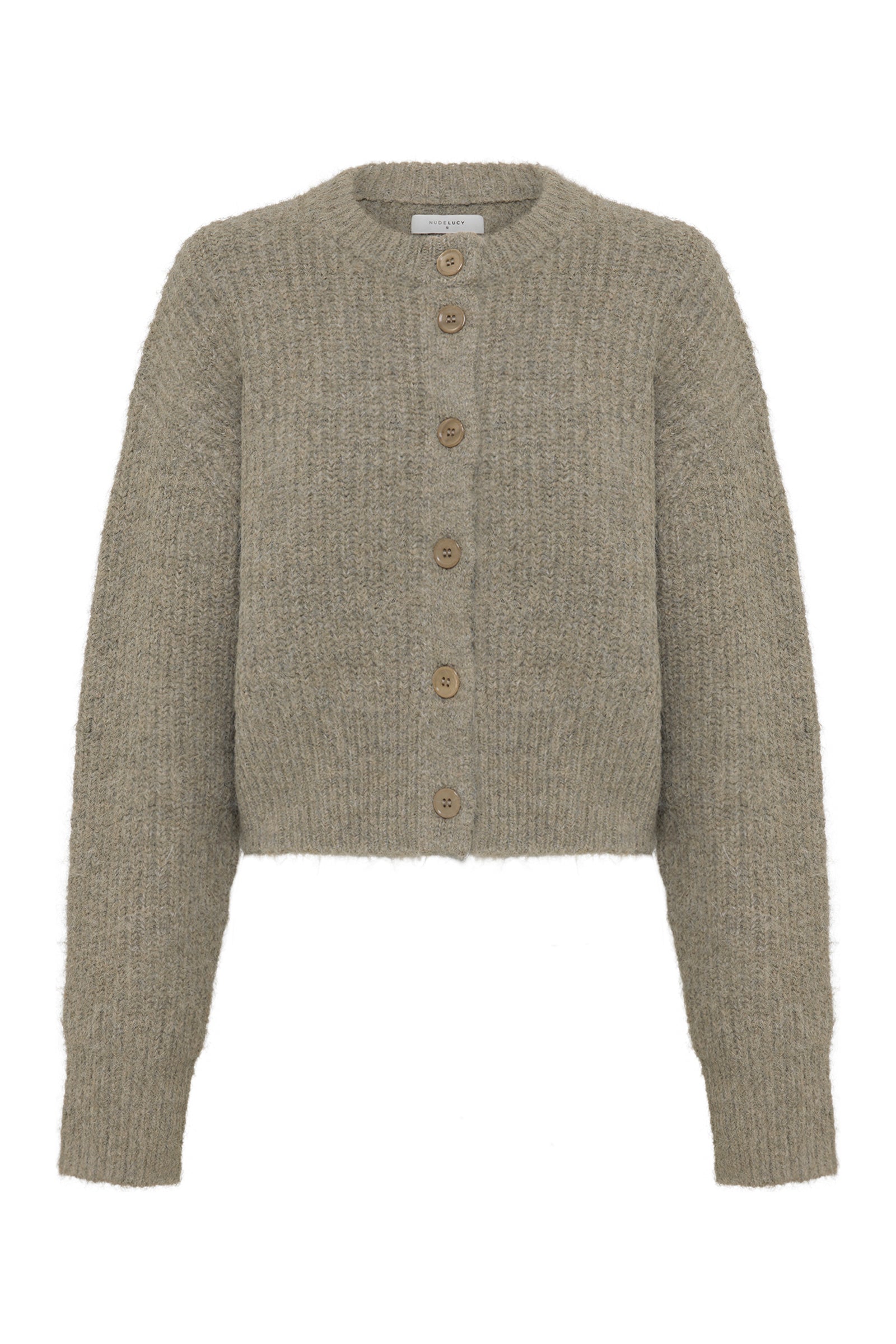 Nixon Cropped Cardigan Vine 
