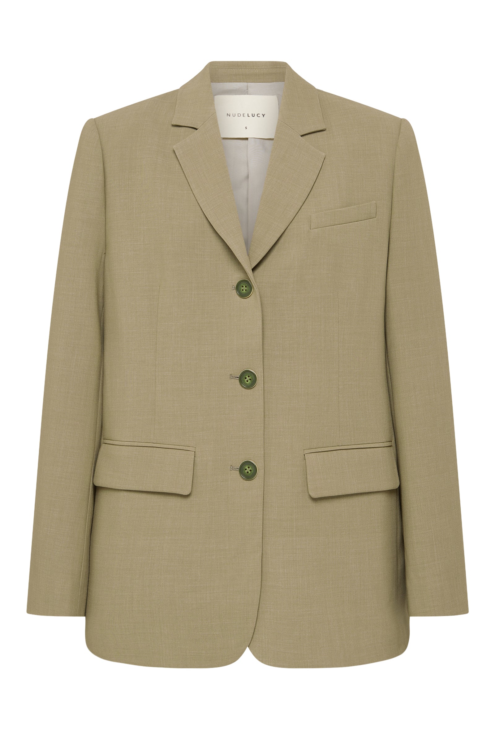 Audrey Tailored Blazer Moss 