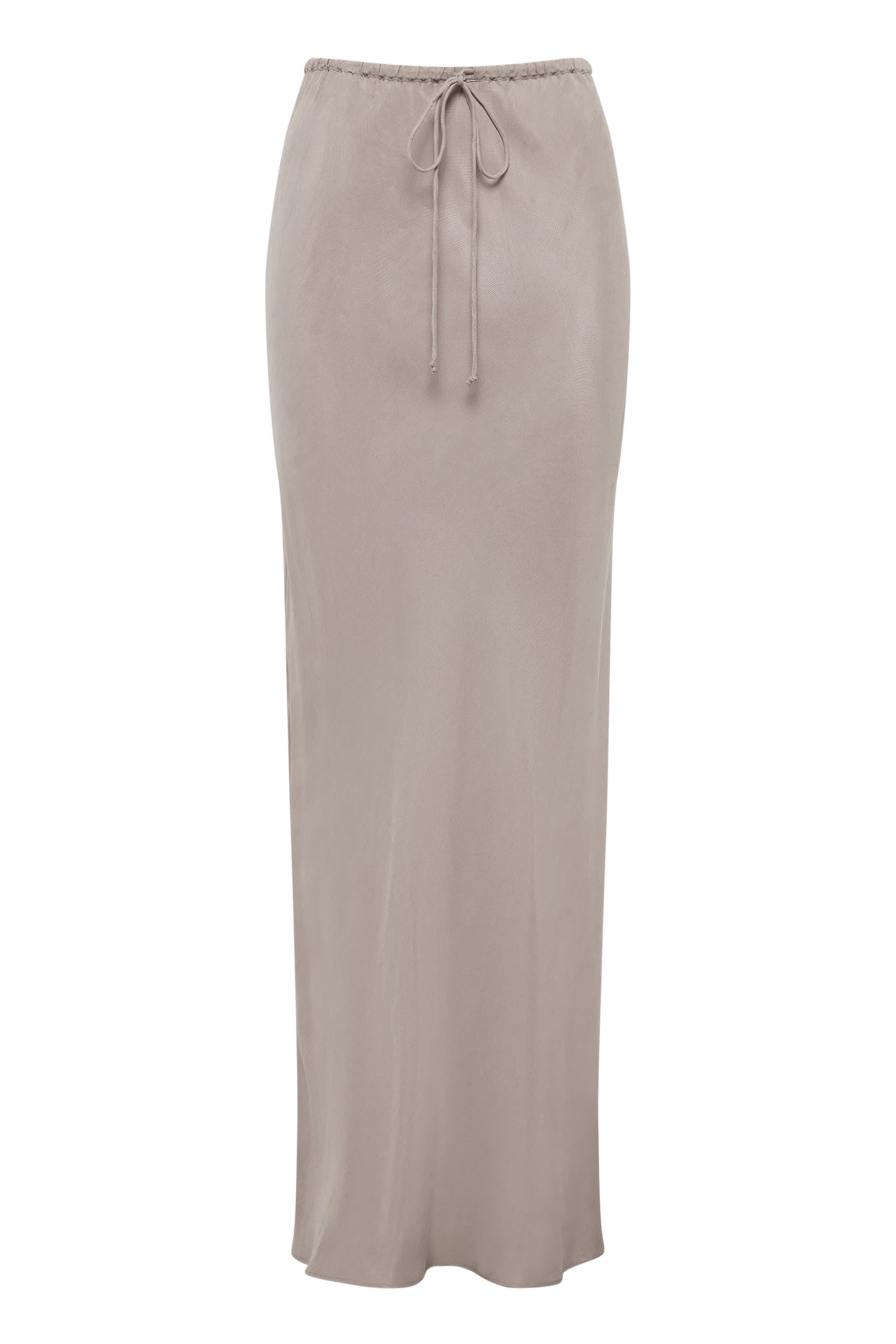 Nikkia Cupro Maxi Skirt Mink 