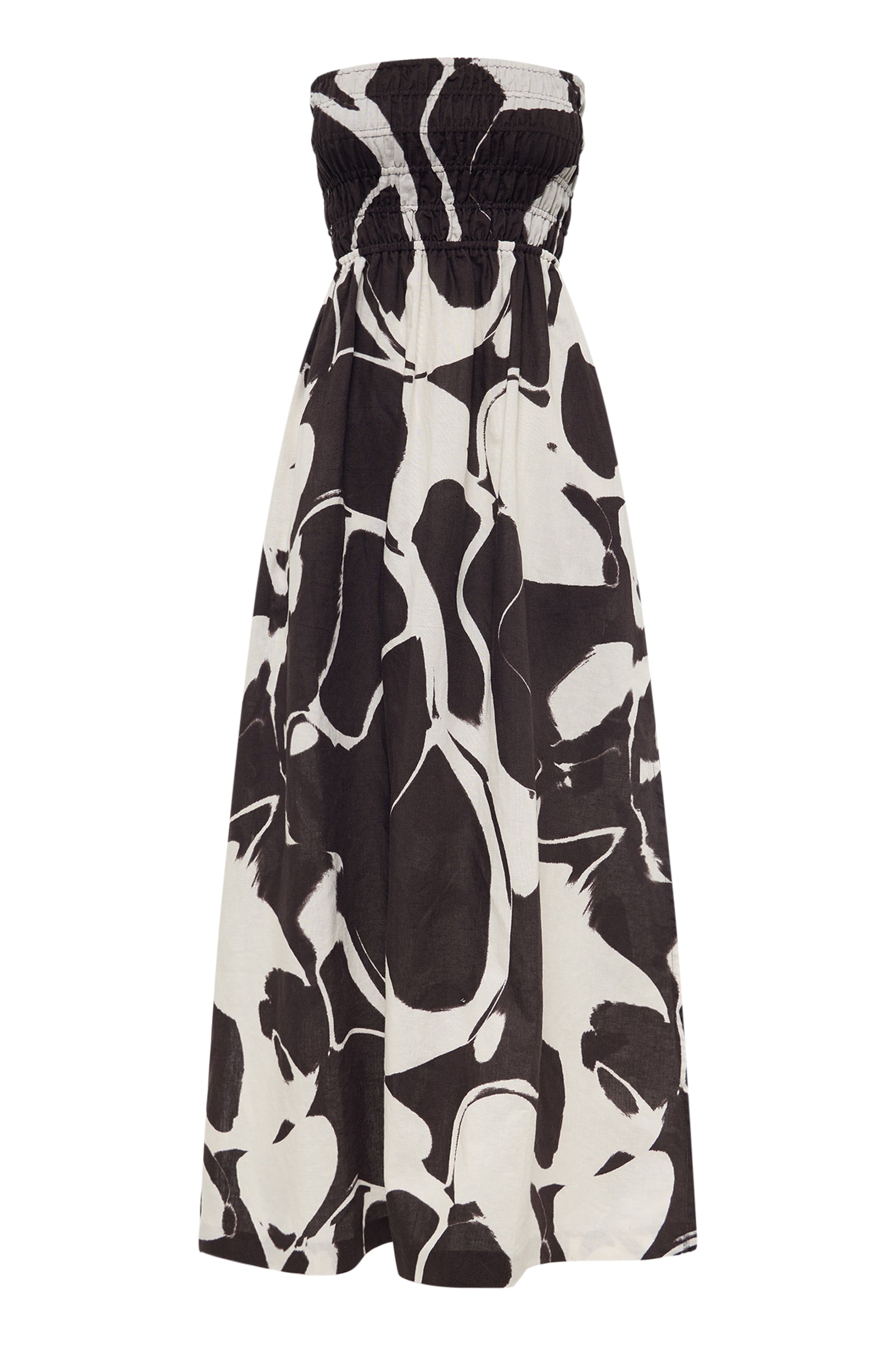 Ombra Shirred Maxi Dress Ombra 
