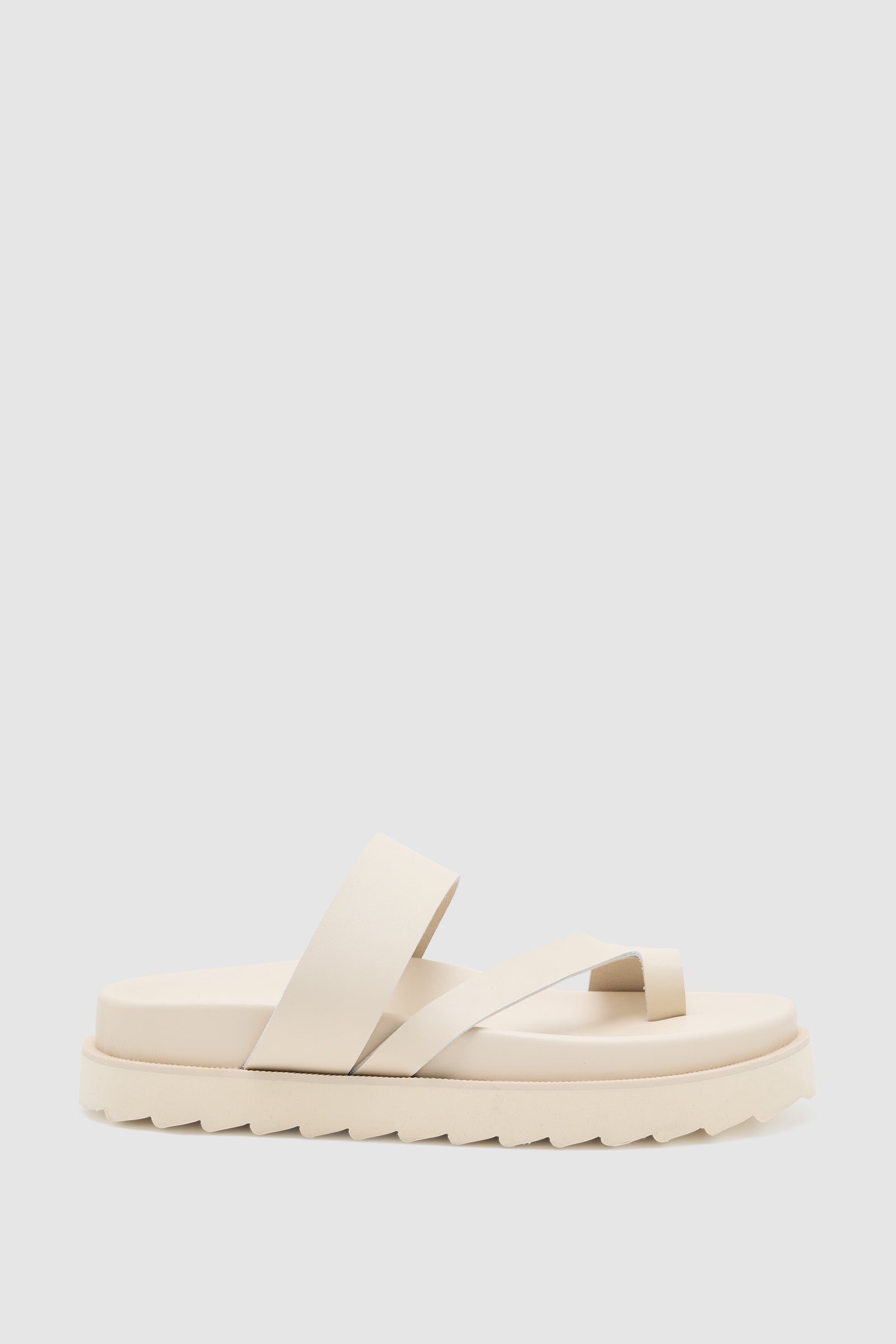 Marnee Leather Sandal Ivory 