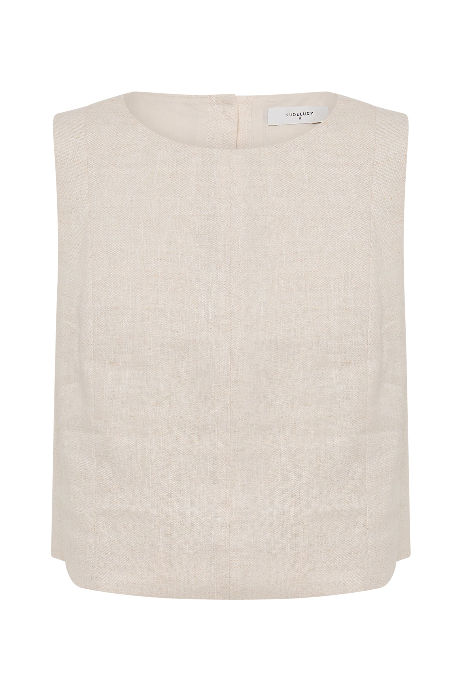 Marli Linen Top Natural 