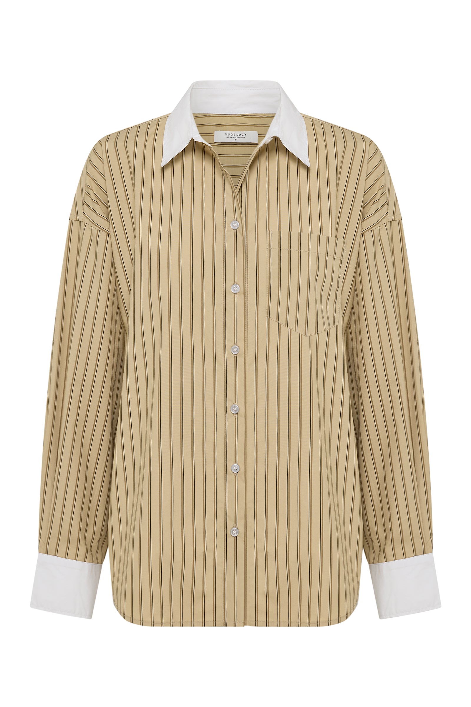 Lando Shirt Khaki Stripe 