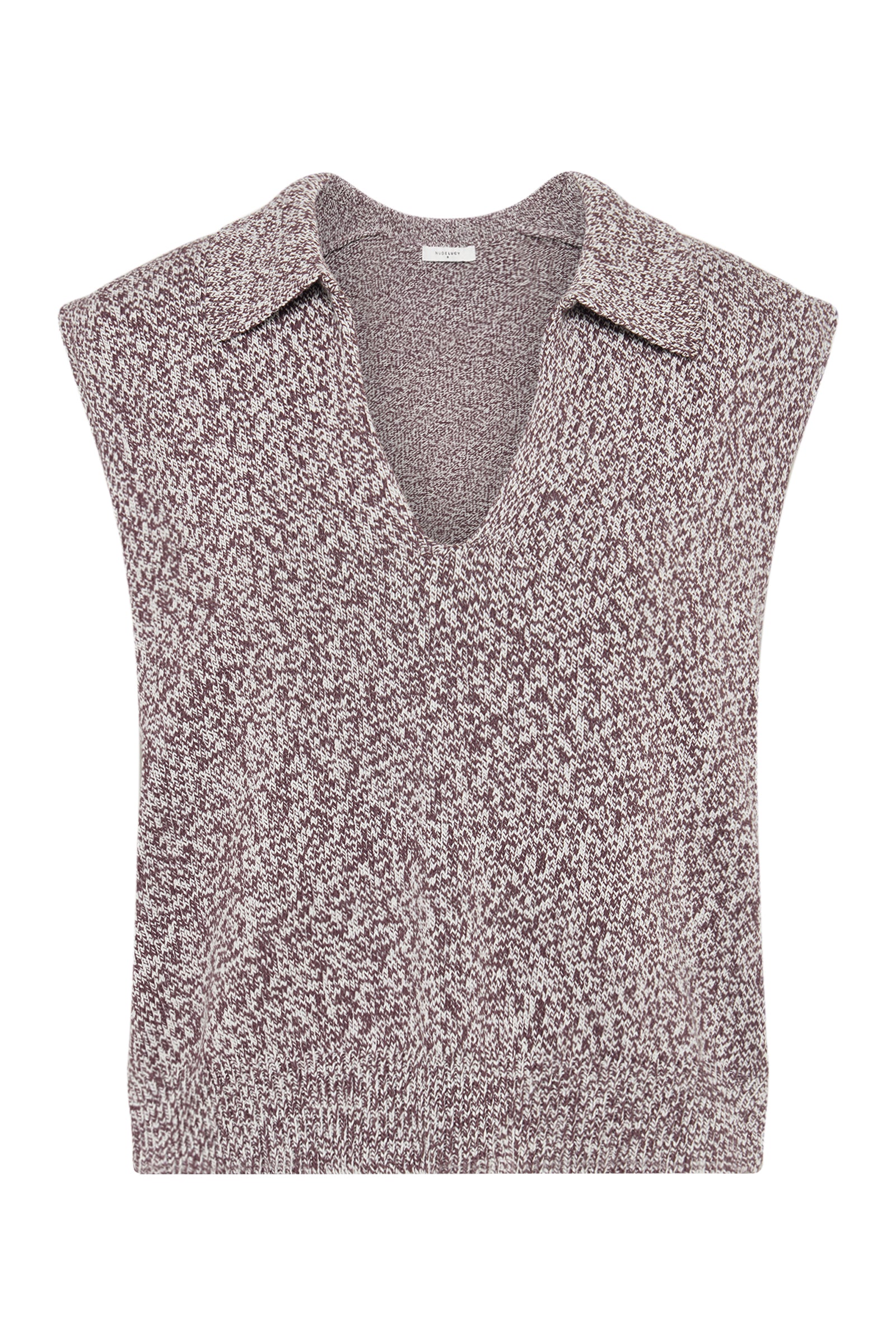 Mio Knit Vest Chocolate Marle 