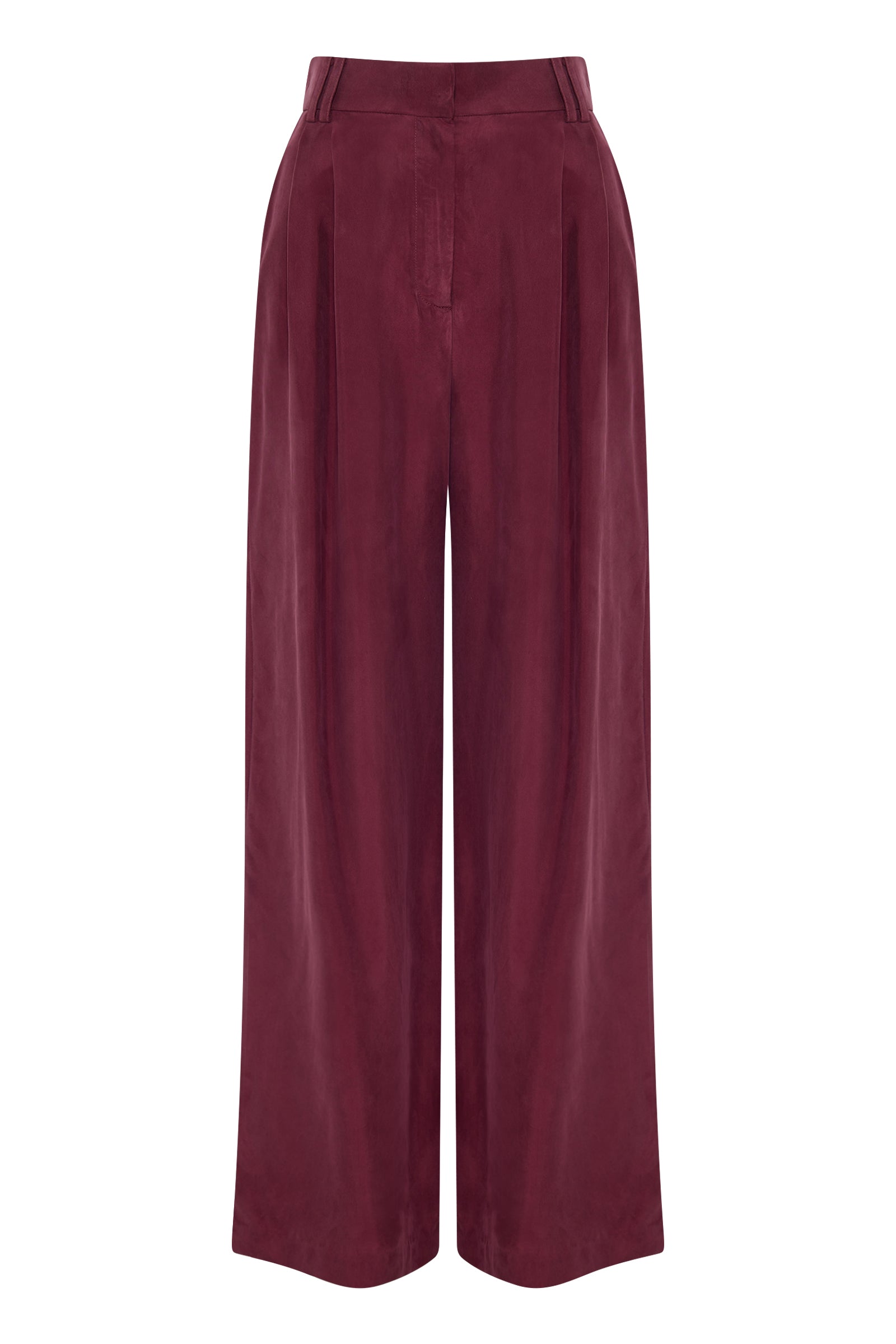Lea Cupro Pant Merlot 