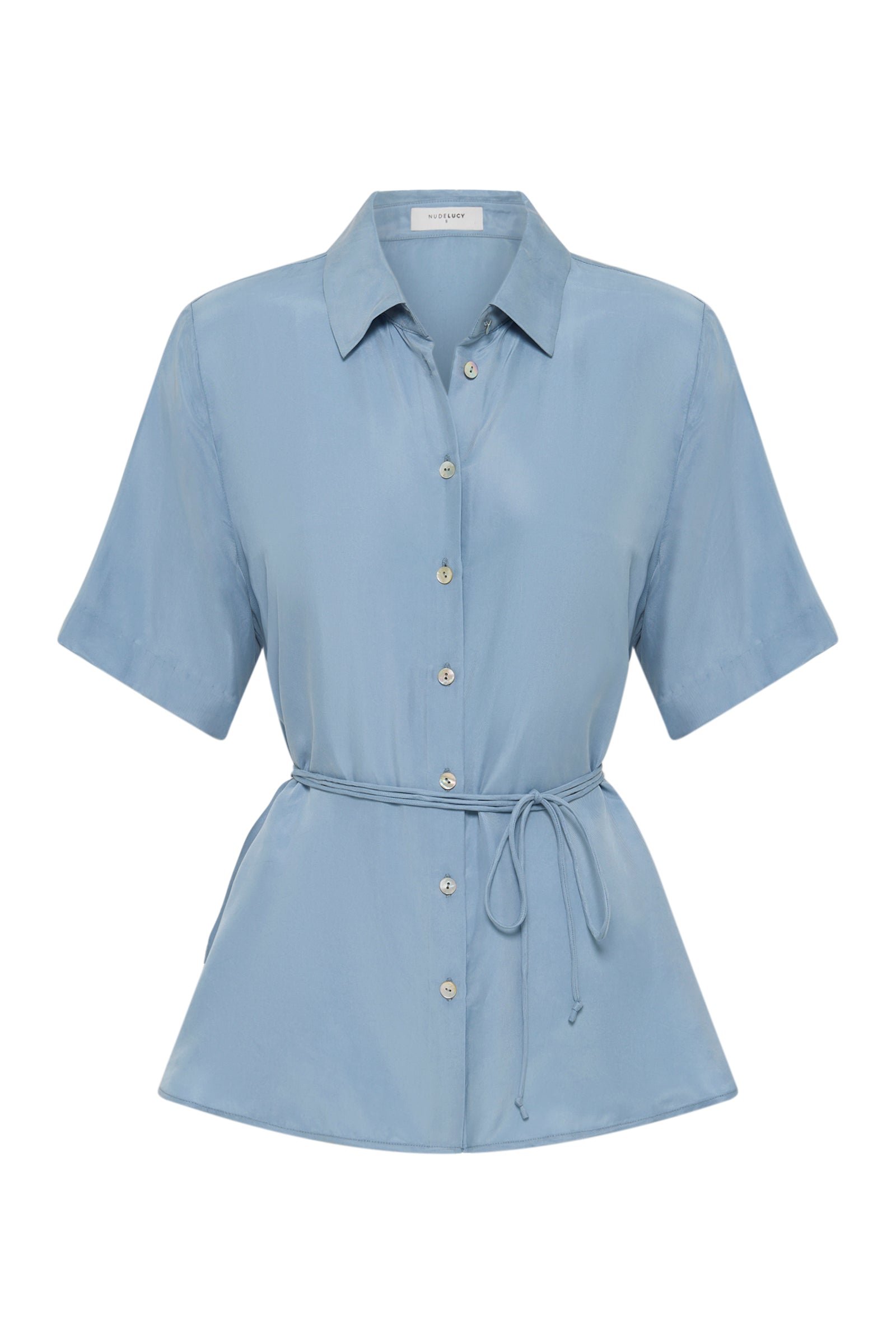 Lawton Tencel Shirt Frost 