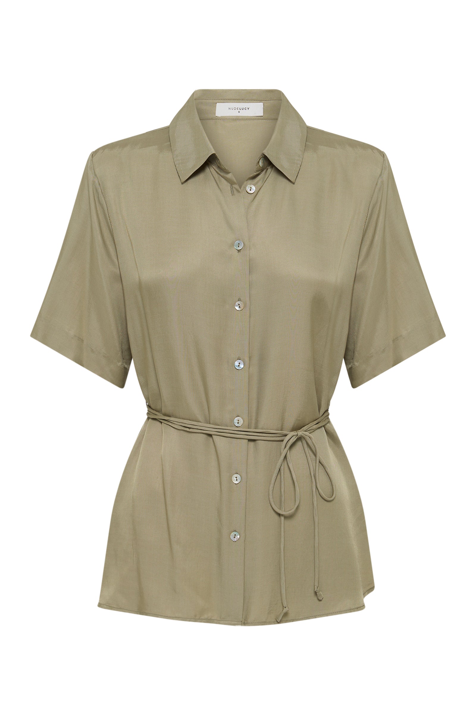 Lawton Tencel Shirt Dusty Sage 