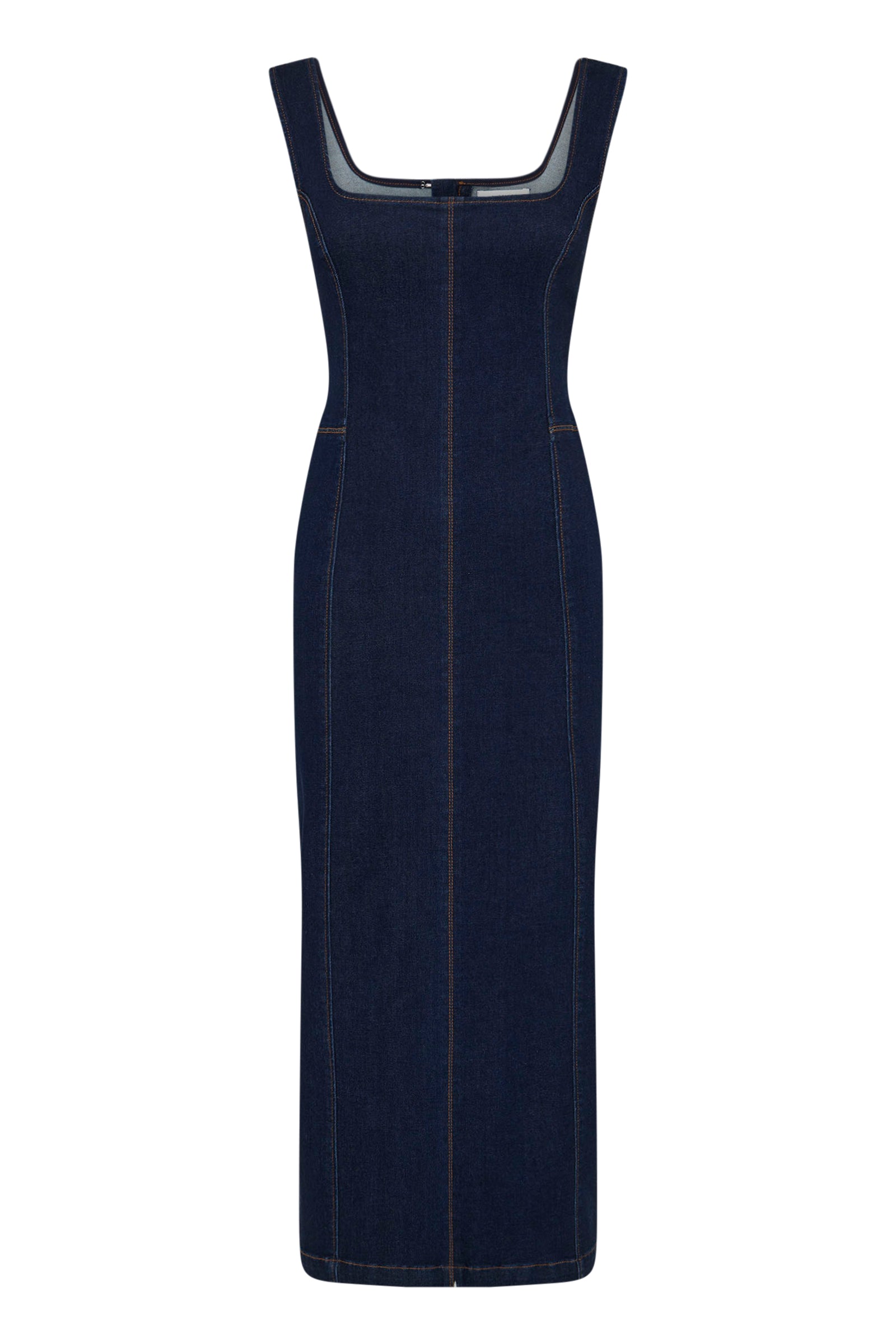 Vita Denim Maxi Dress Deep Blue 