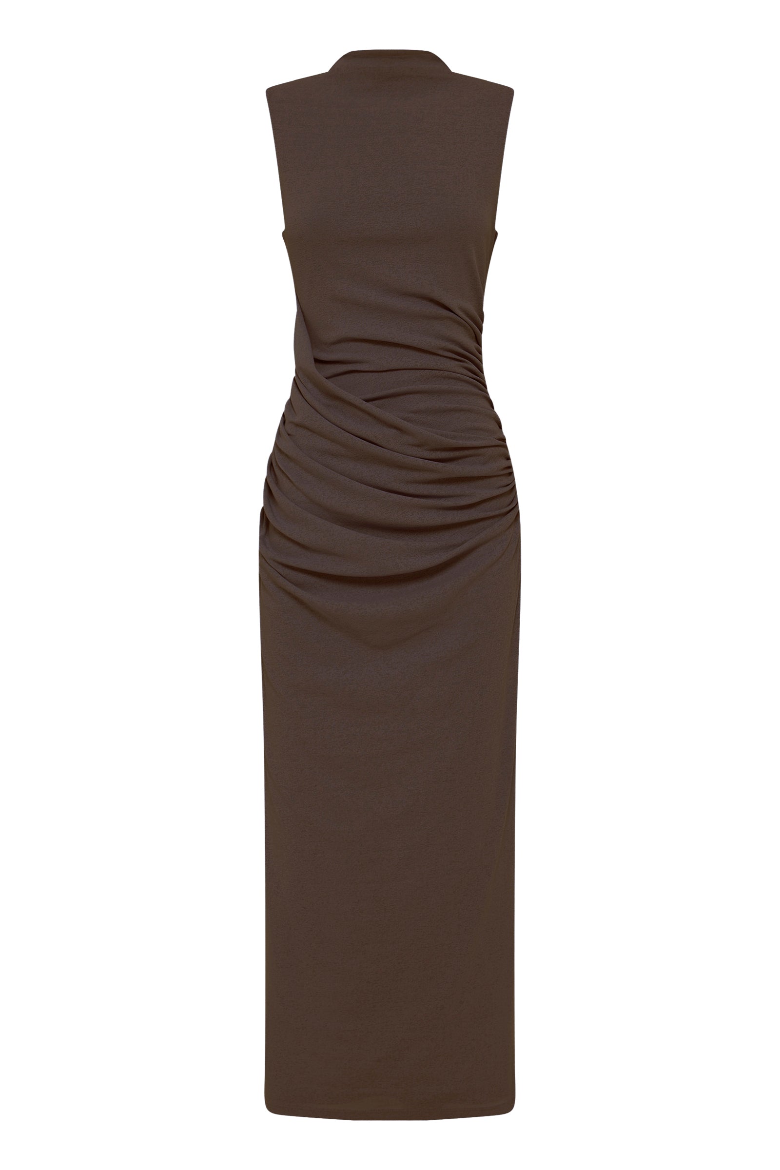 Sara Mesh Dress Walnut 