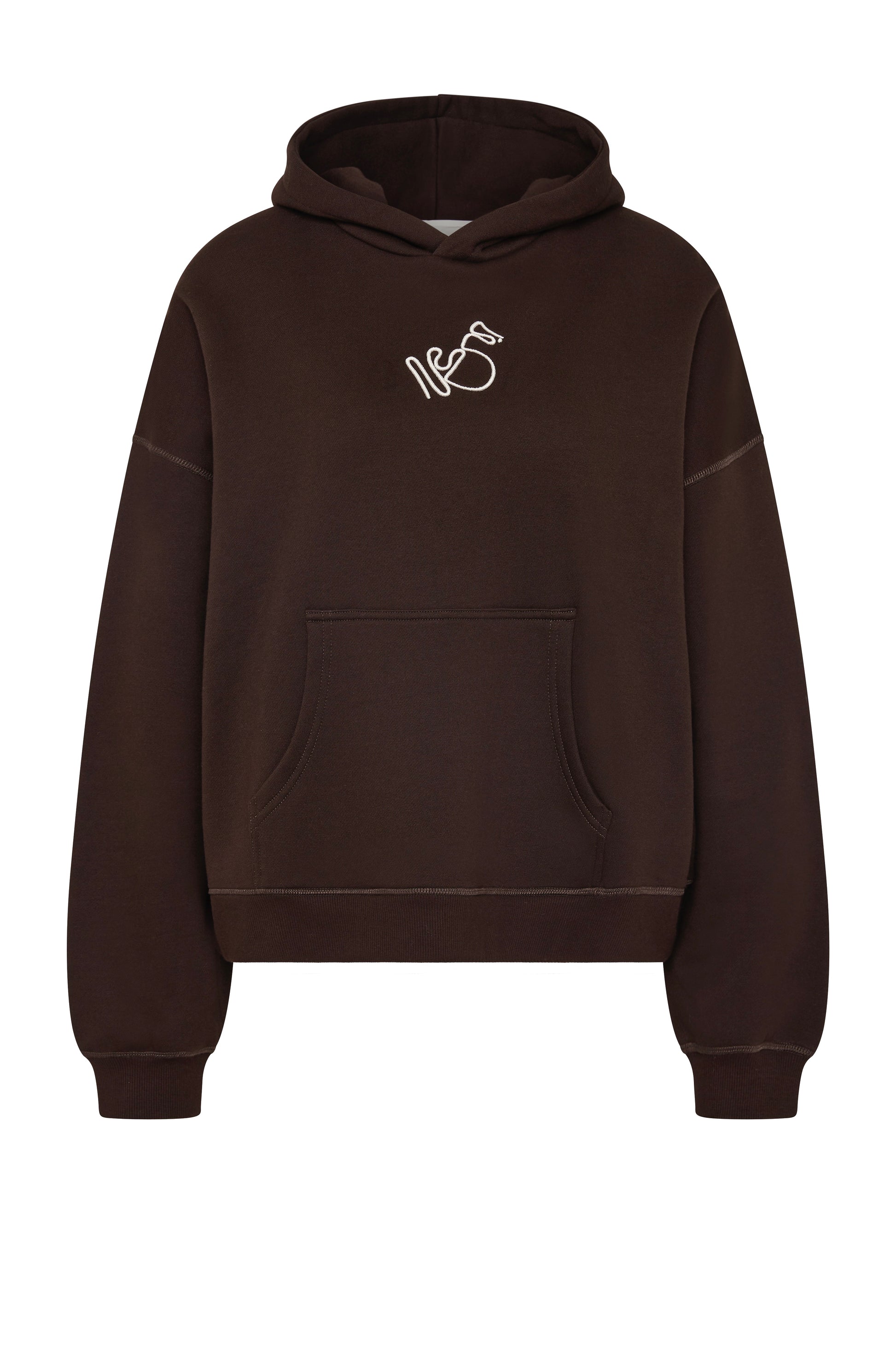 Nude Signature Hoodie Espresso 