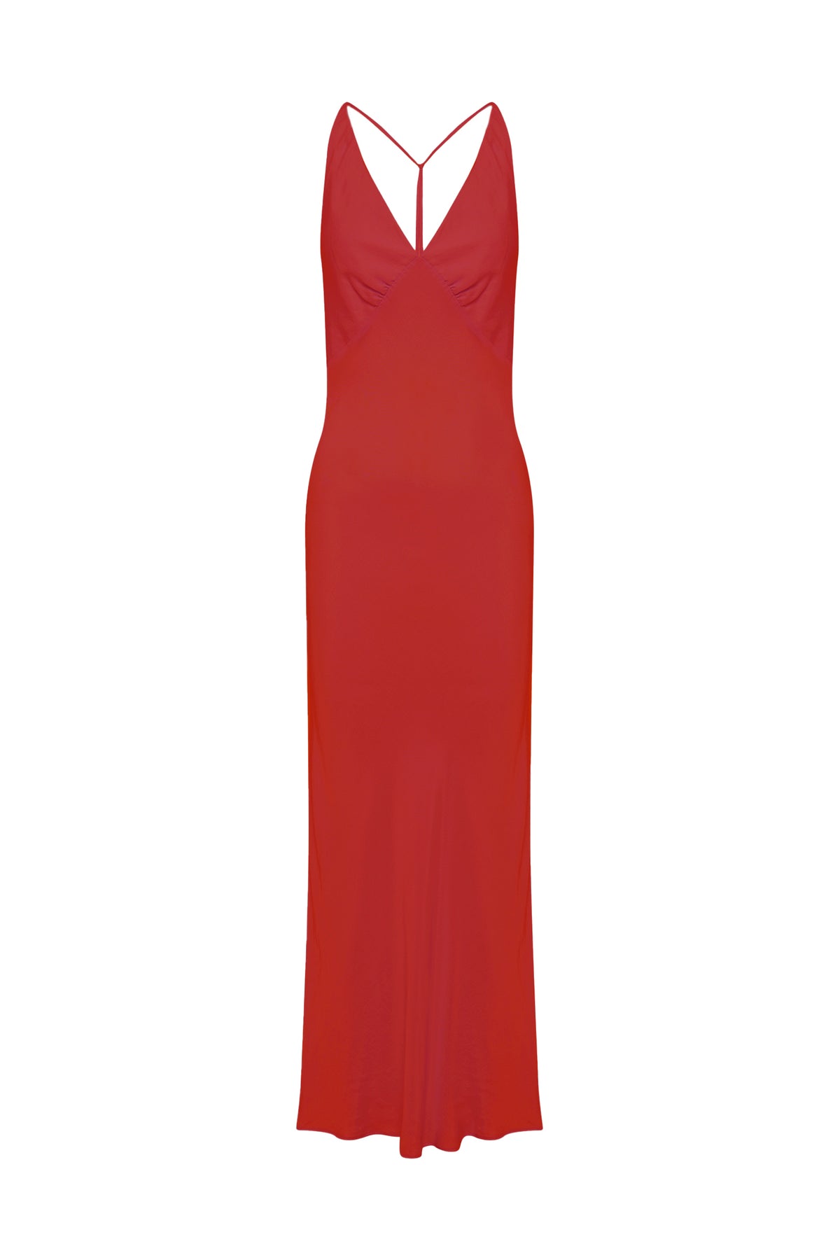 Kira Tencel Dress Crimson 
