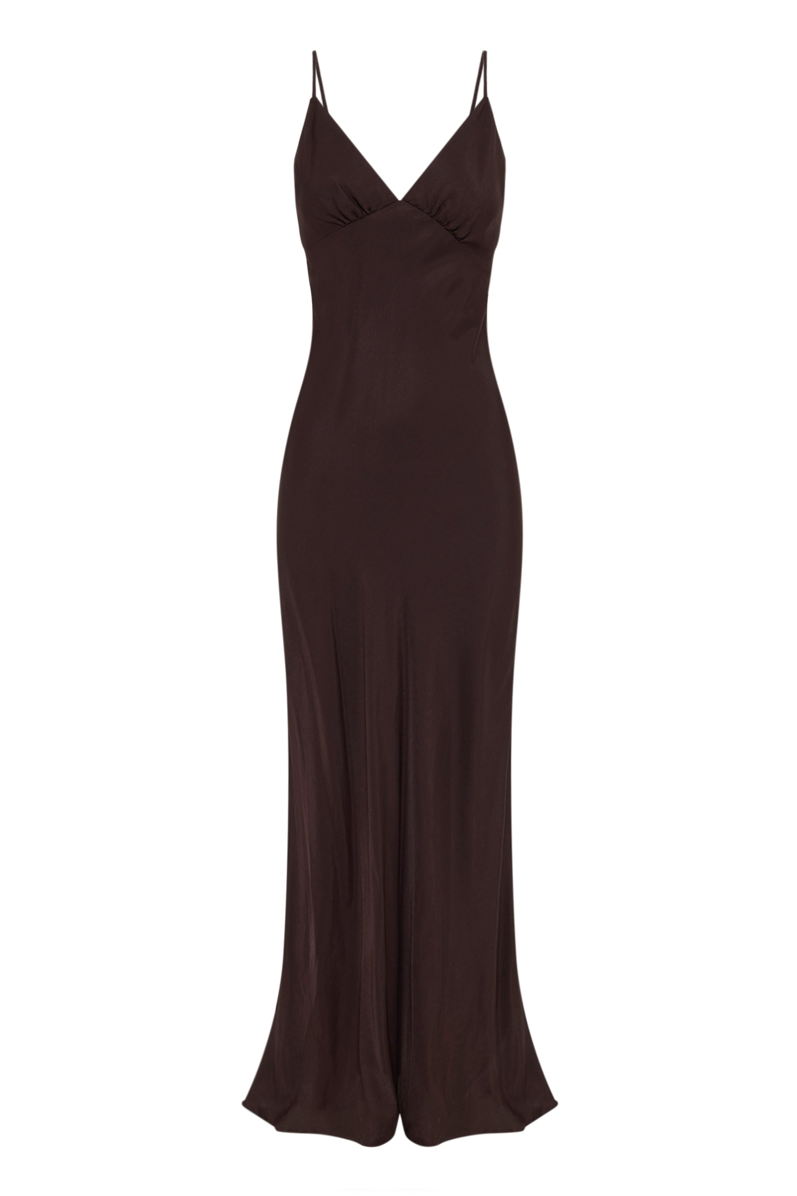 Tilly Tencel Slip Dress Chocolate 