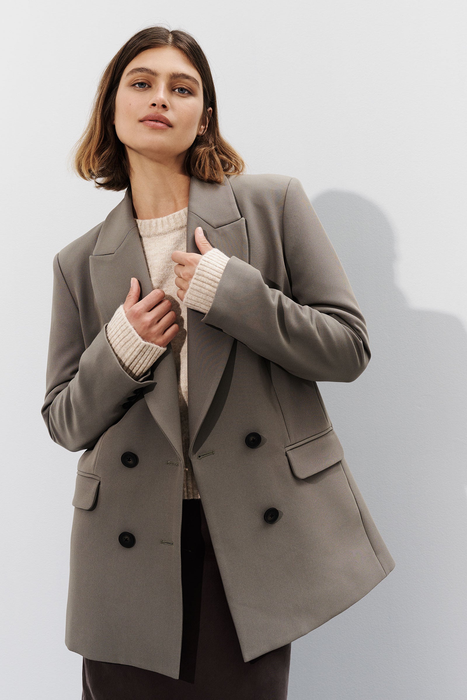 Nude Lucy Caspian Blazer In Slate 